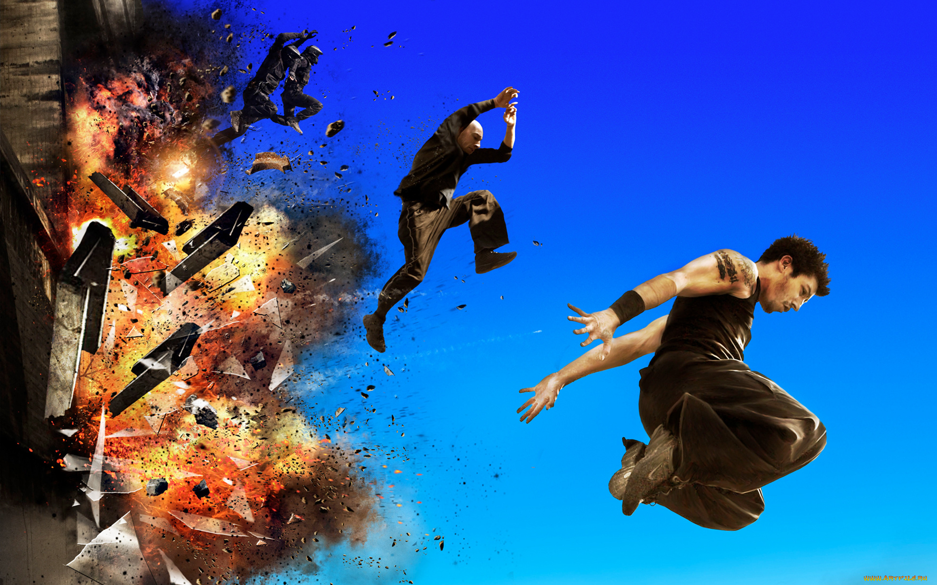 кино, фильмы, banlieue, 13, боевик