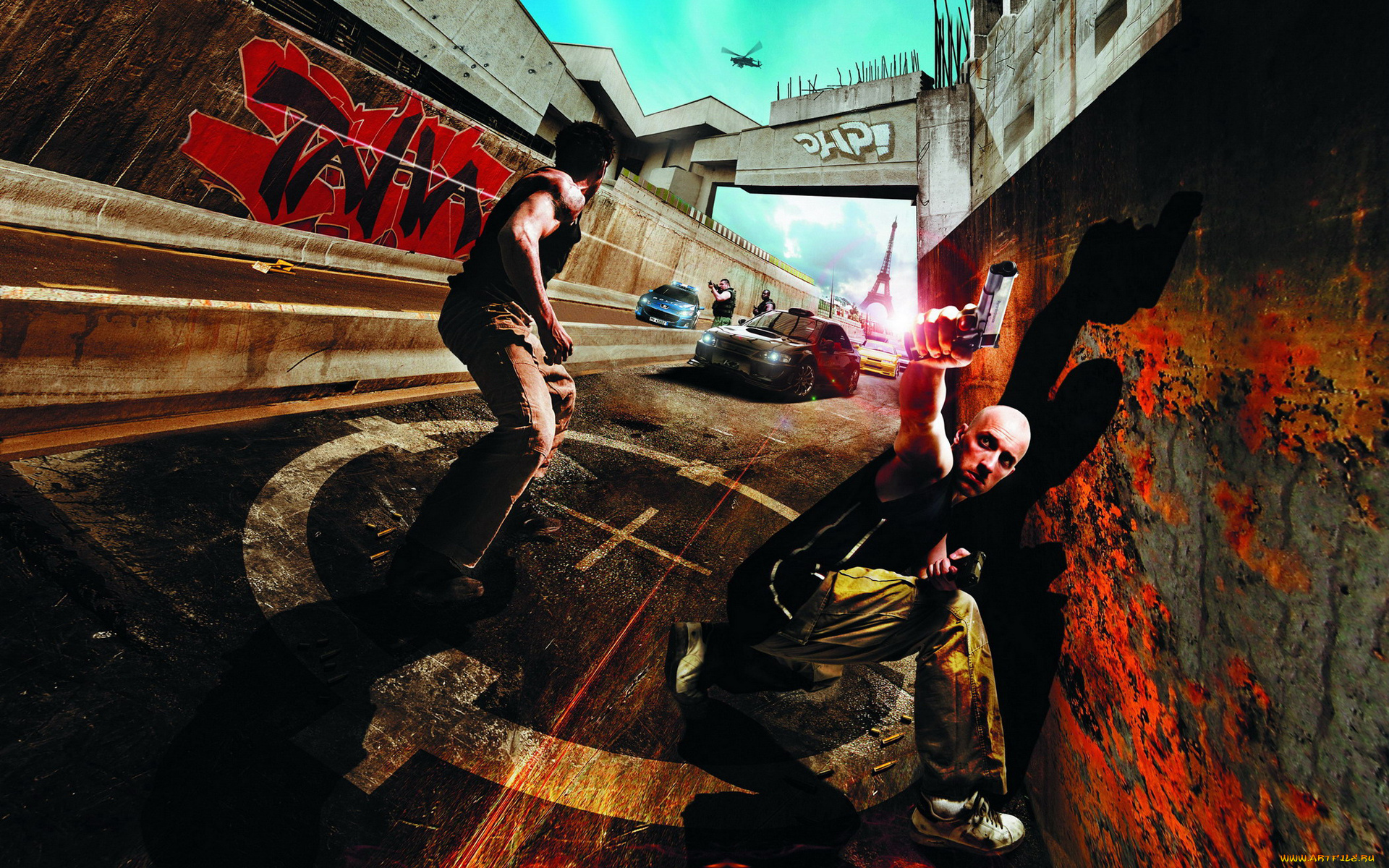 кино, фильмы, banlieue, 13, боевик