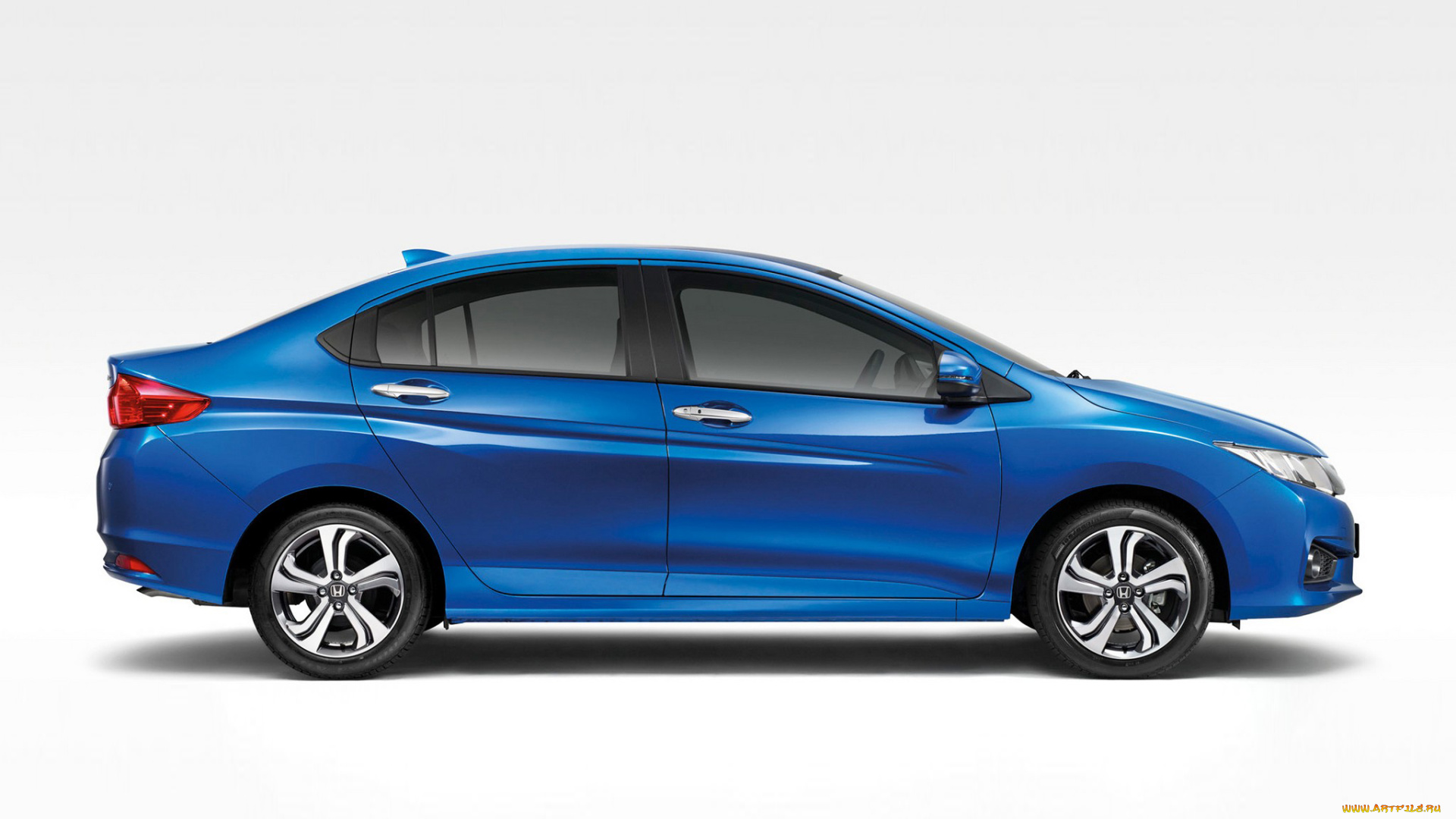 автомобили, honda, city, th-spec, 2014г, синий