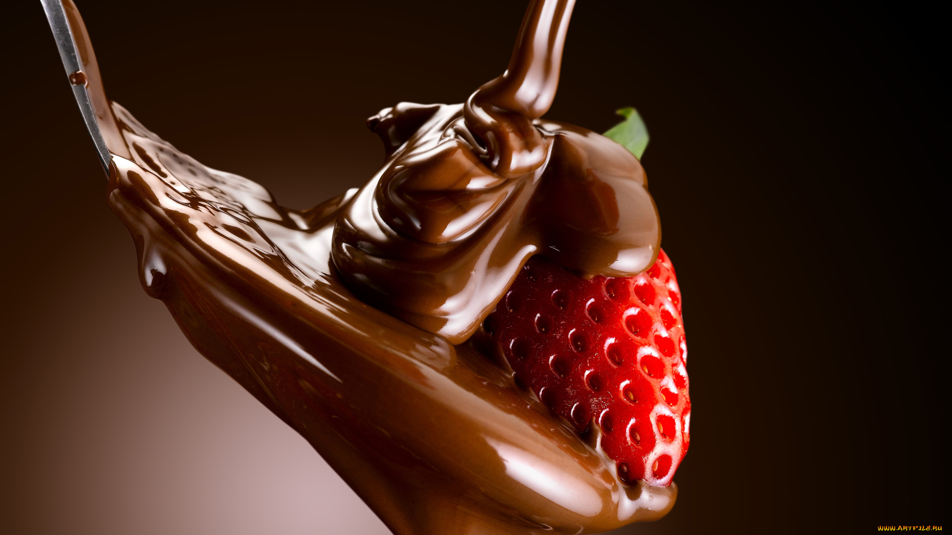 еда, клубника, , земляника, ягоды, шоколад