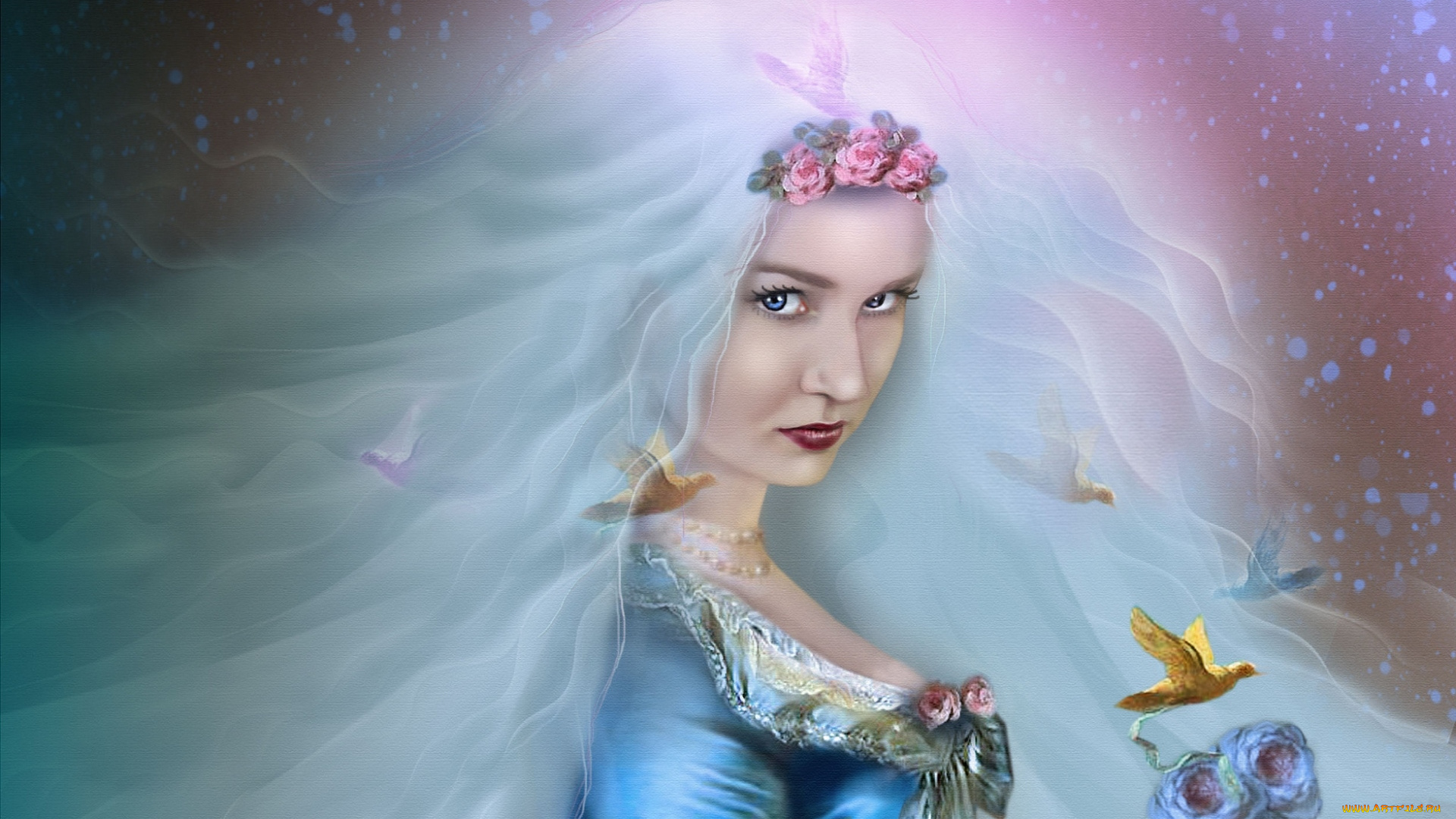 фэнтези, девушки, волосы