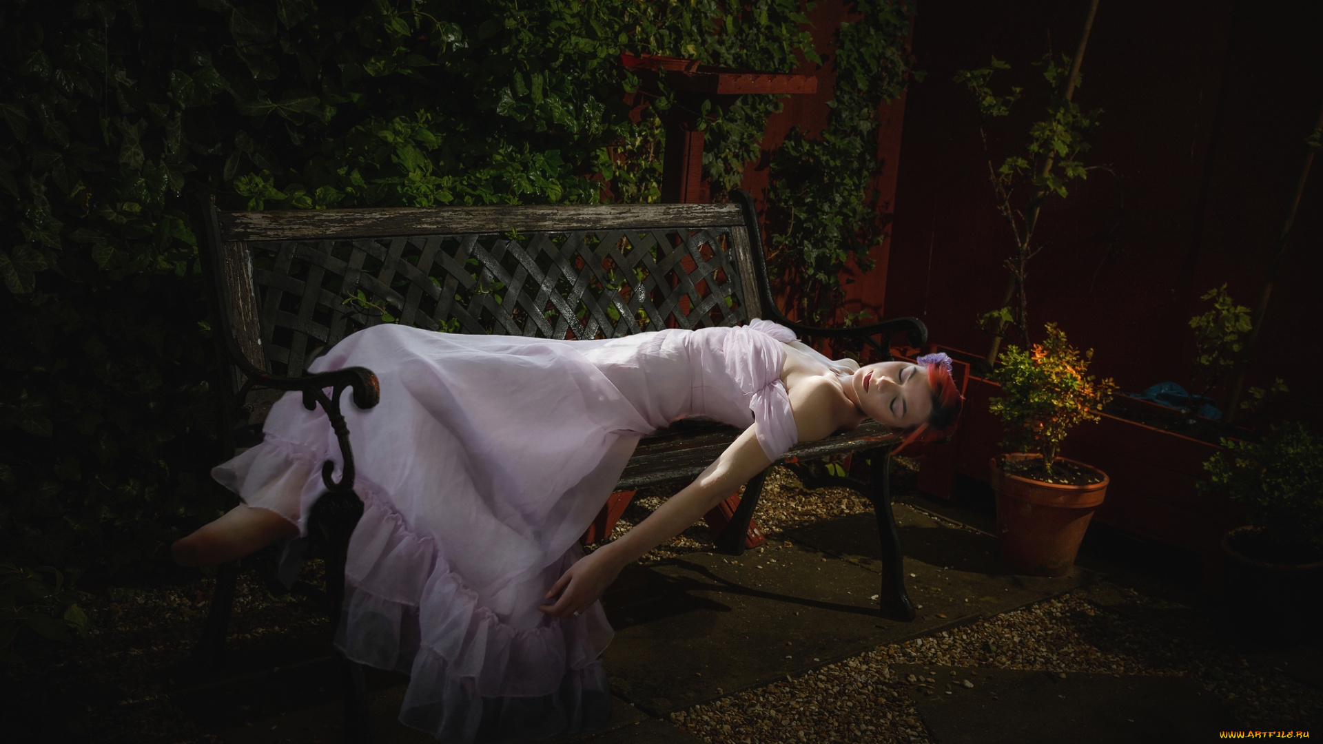 фэнтези, фотоарт, платье, девушка