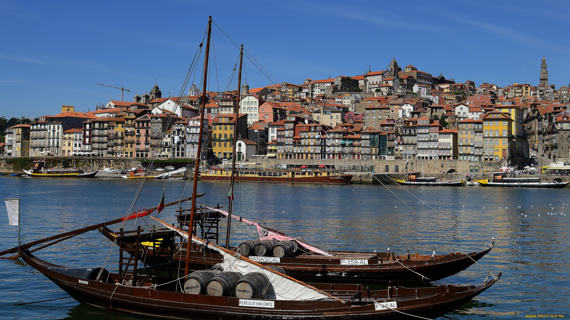 корабли, лодки, , шлюпки, город, акватория