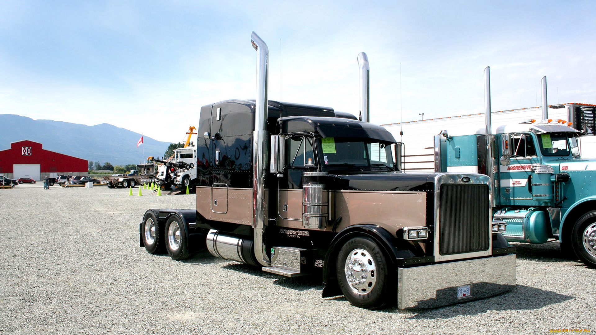 peterbilt, автомобили, тяжелый, грузовик, тягач