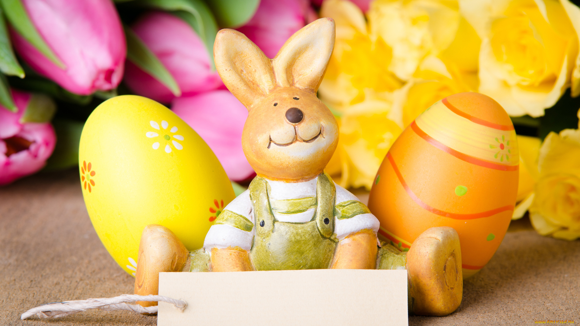 праздничные, пасха, кролик, яйца