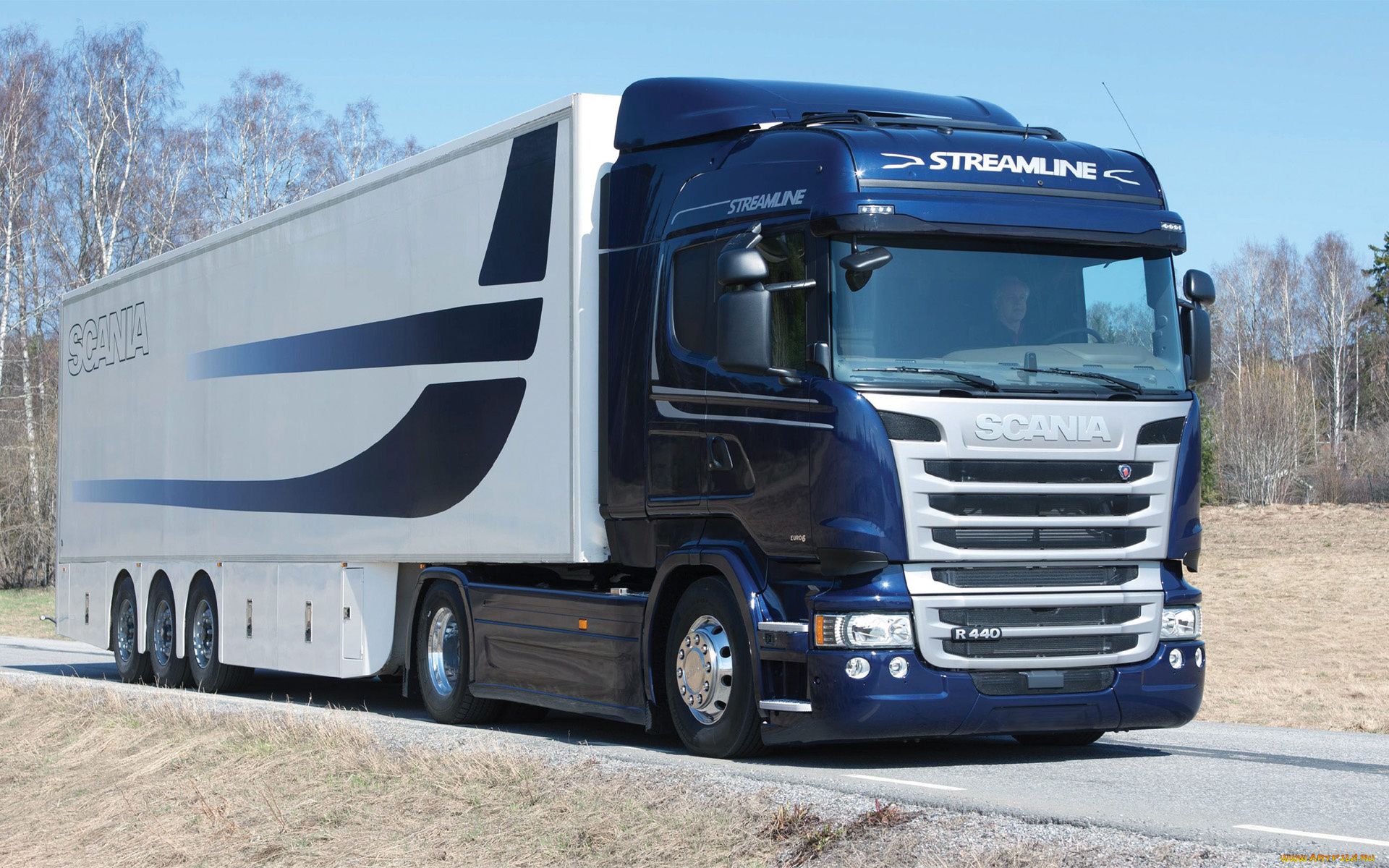 автомобили, scania, treiler, semi