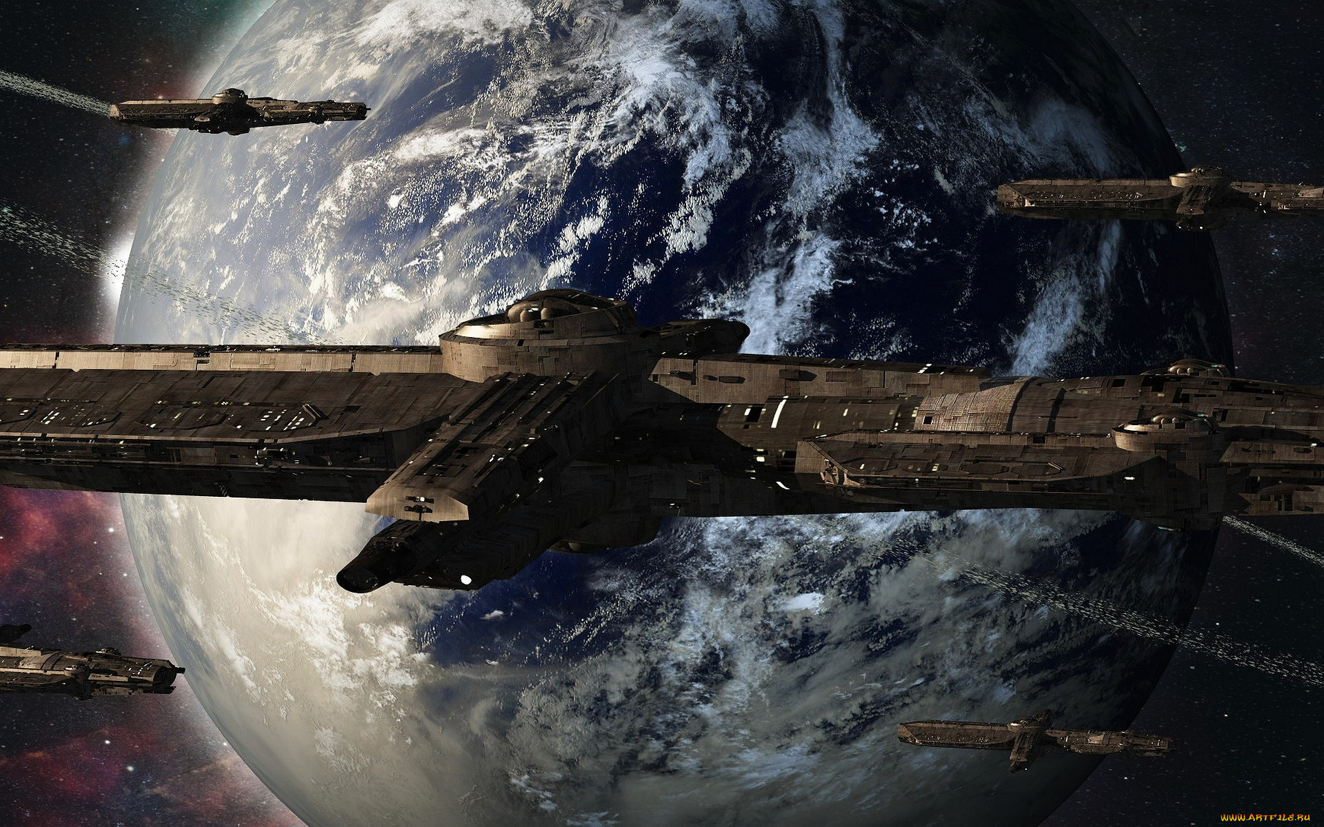 фэнтези, космические, корабли, , звездолеты, , станции, арт, космос, космический, корабль