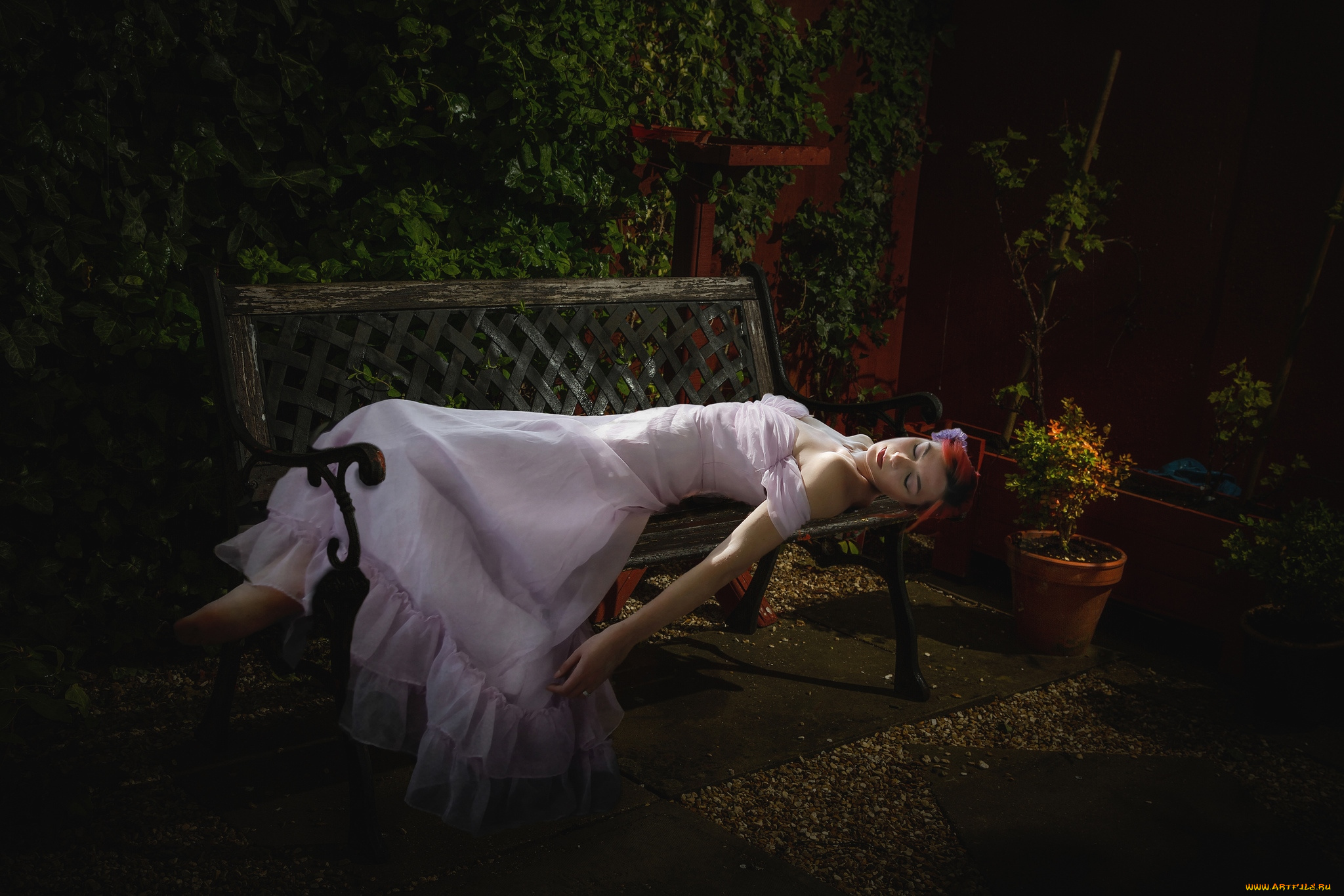 фэнтези, фотоарт, платье, девушка