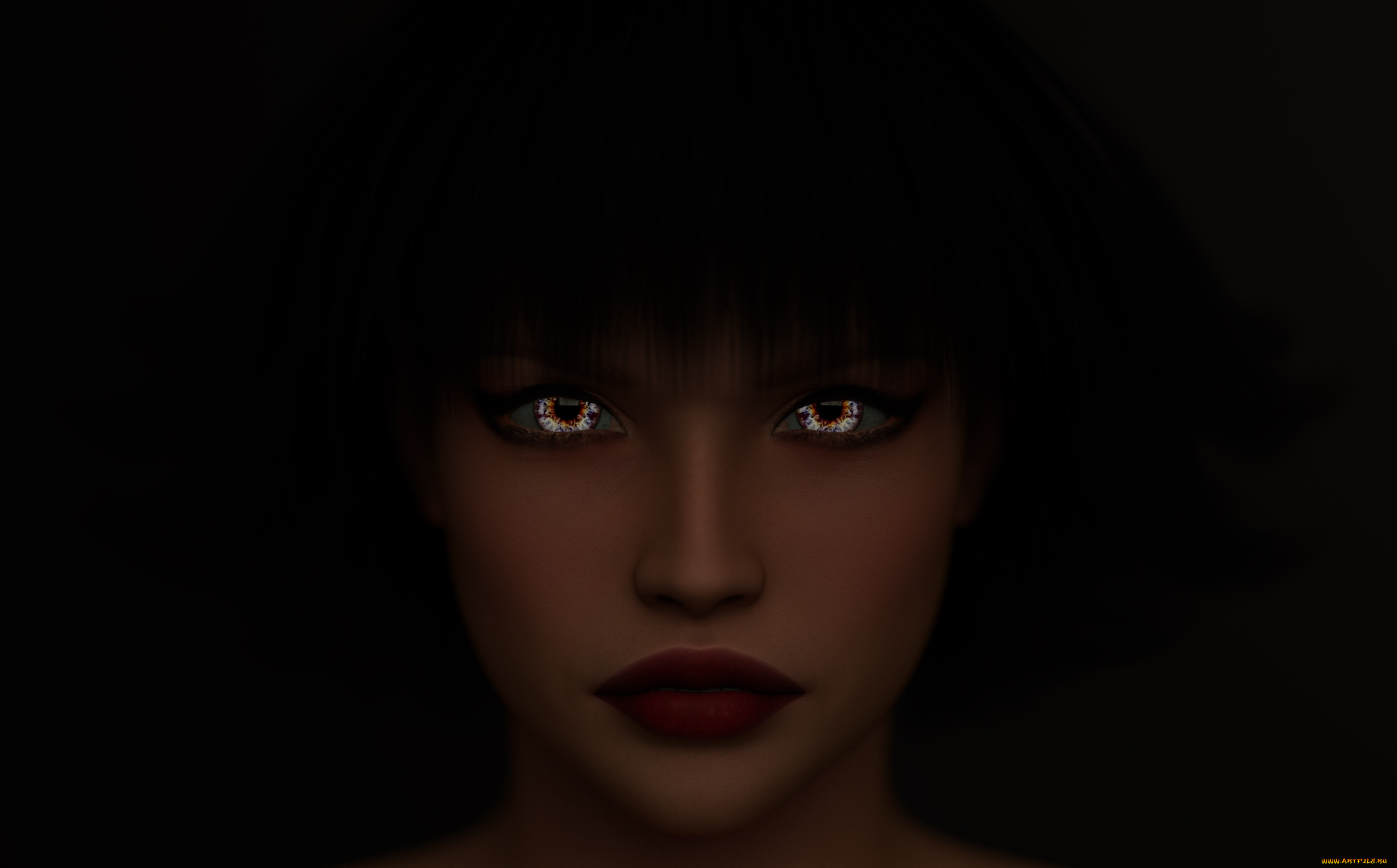 3д, графика, fantasy, , фантазия, глаза