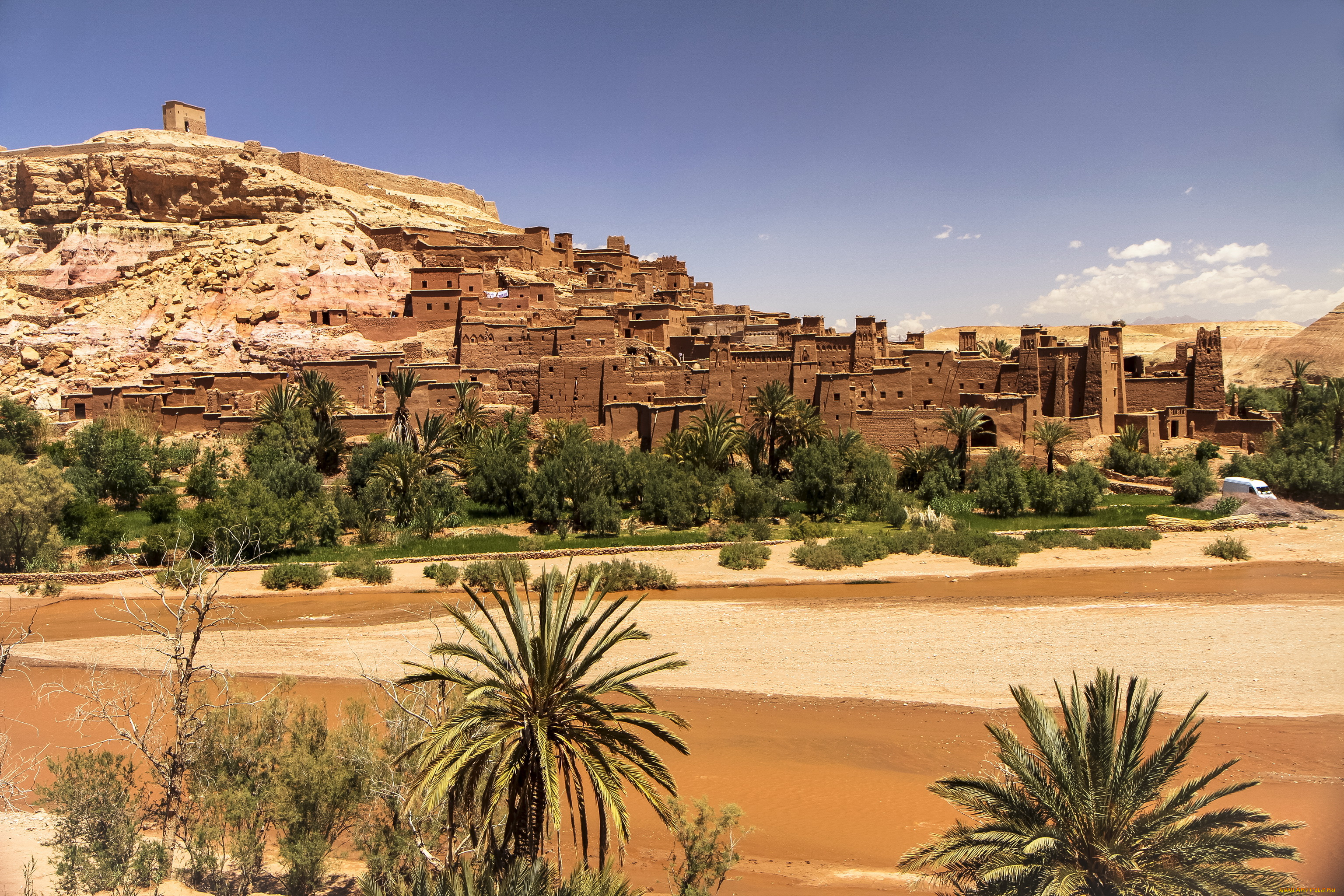 kabah, ait, benhaddou, , morocco, города, -, исторические, , архитектурные, памятники, песок, пустыня, марокко, дома
