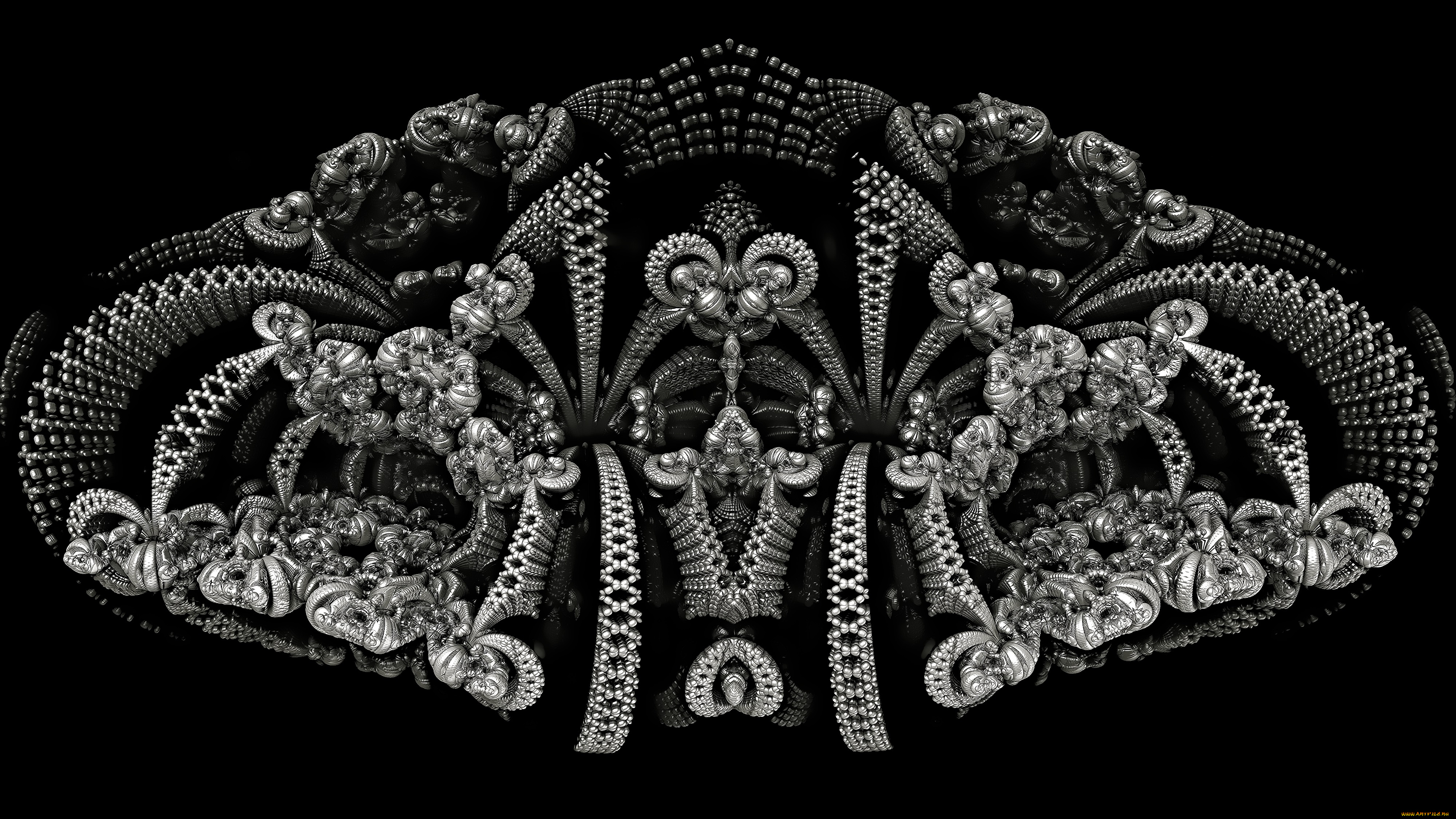 3д, графика, fractal, , фракталы, узор, цвета, фон