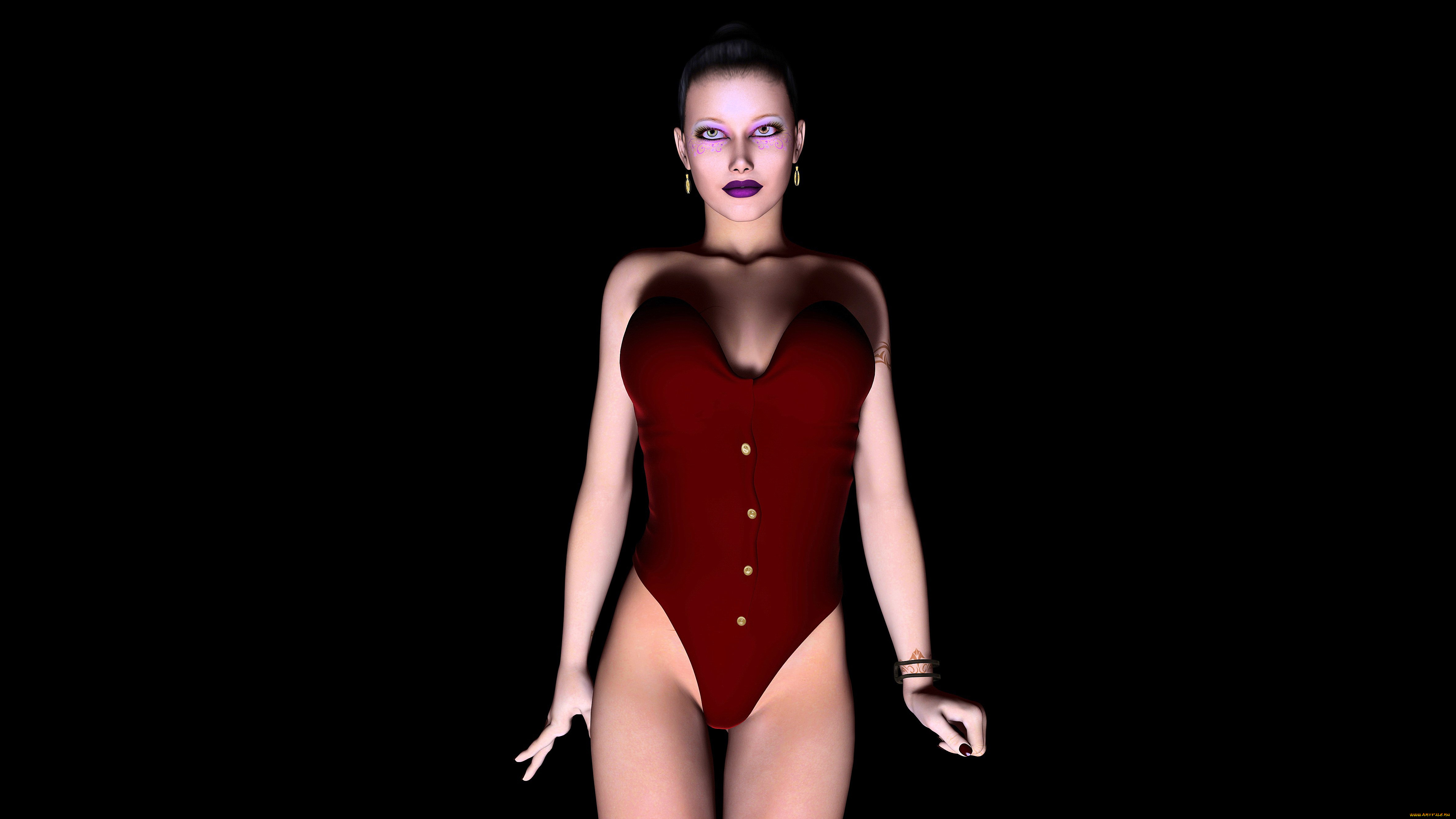 3д, графика, people, , люди, девушка, взгляд