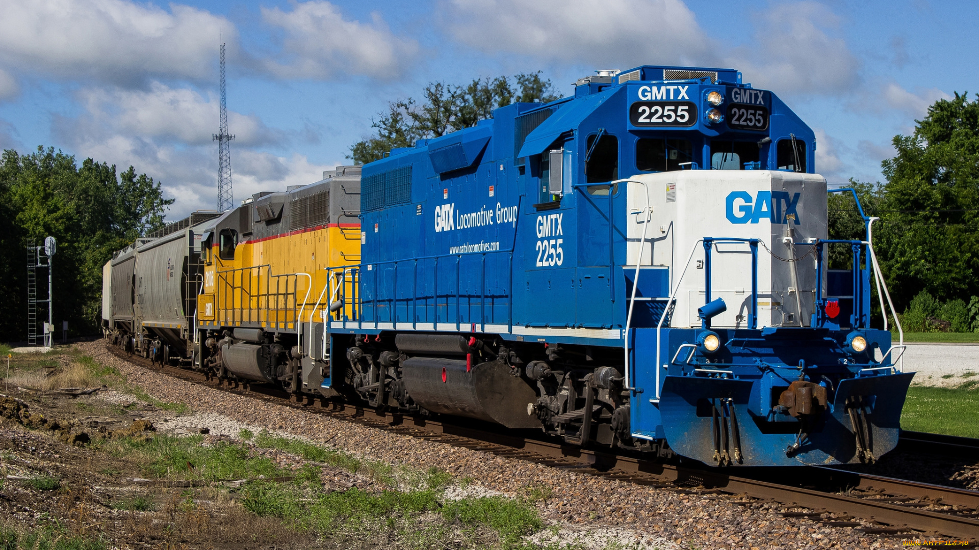 техника, поезда, состав, локомотив, дорога, железная