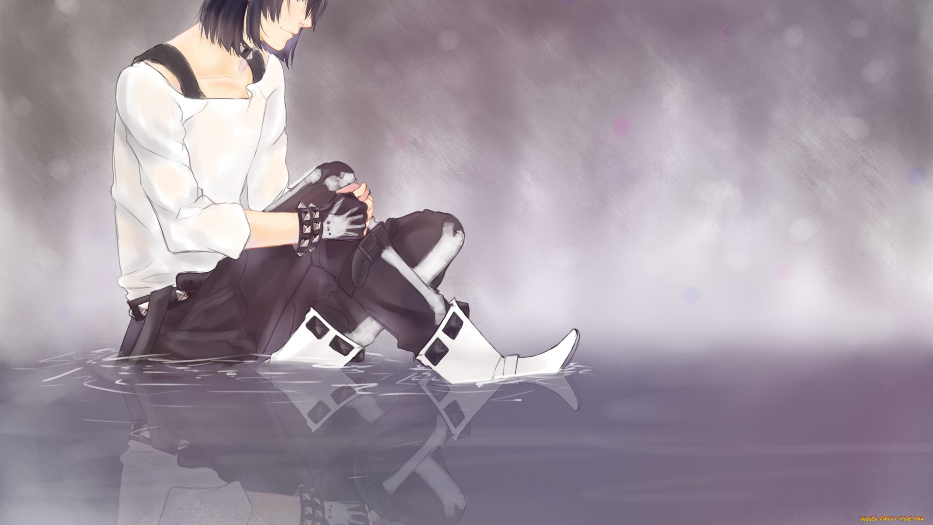 аниме, dramatical, murder, парень