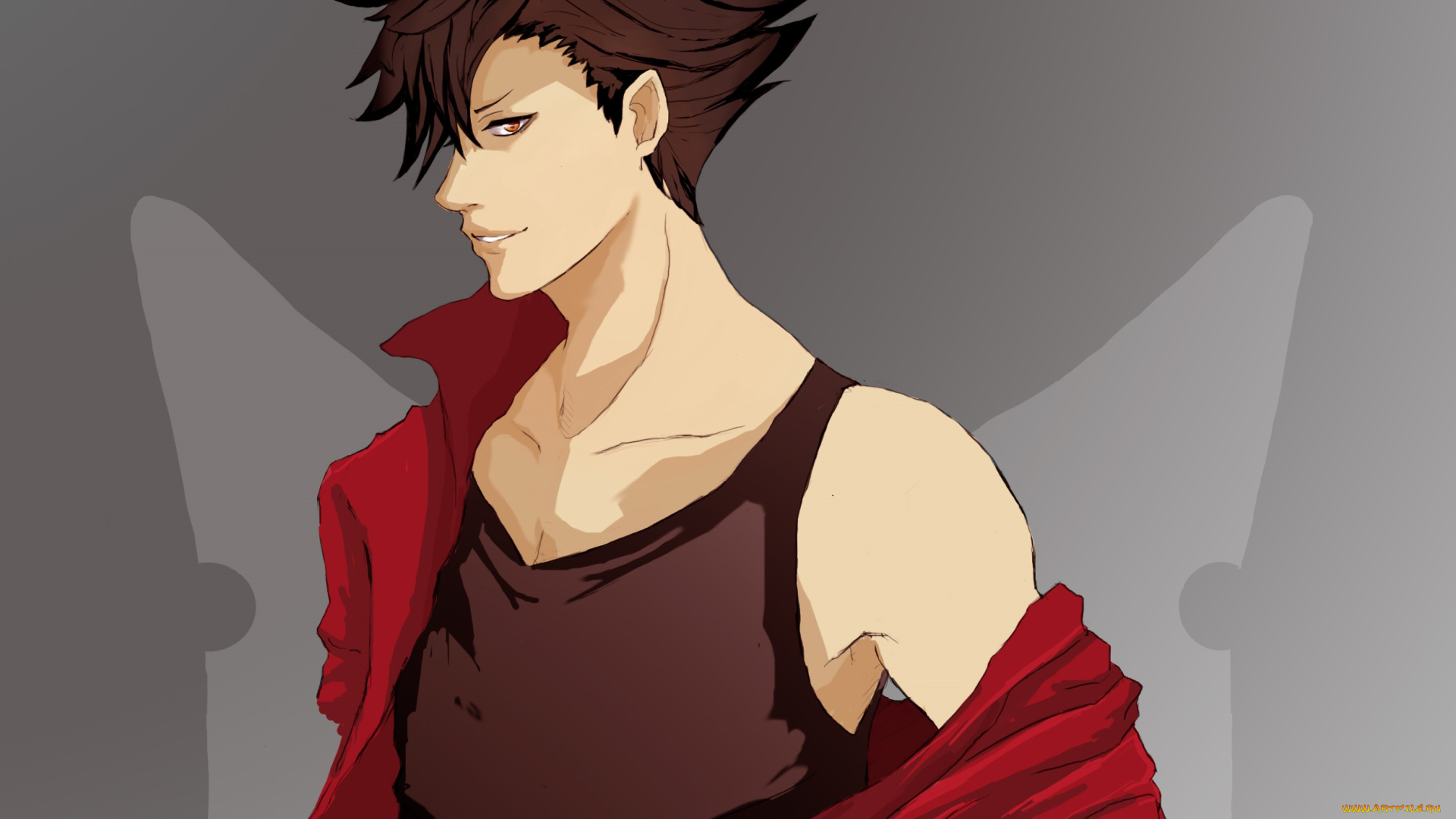 аниме, haikyuu, парень