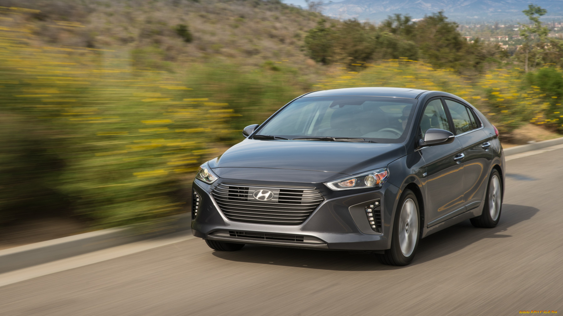 автомобили, hyundai, 2017, г, ioniq, hybrid, us-spec