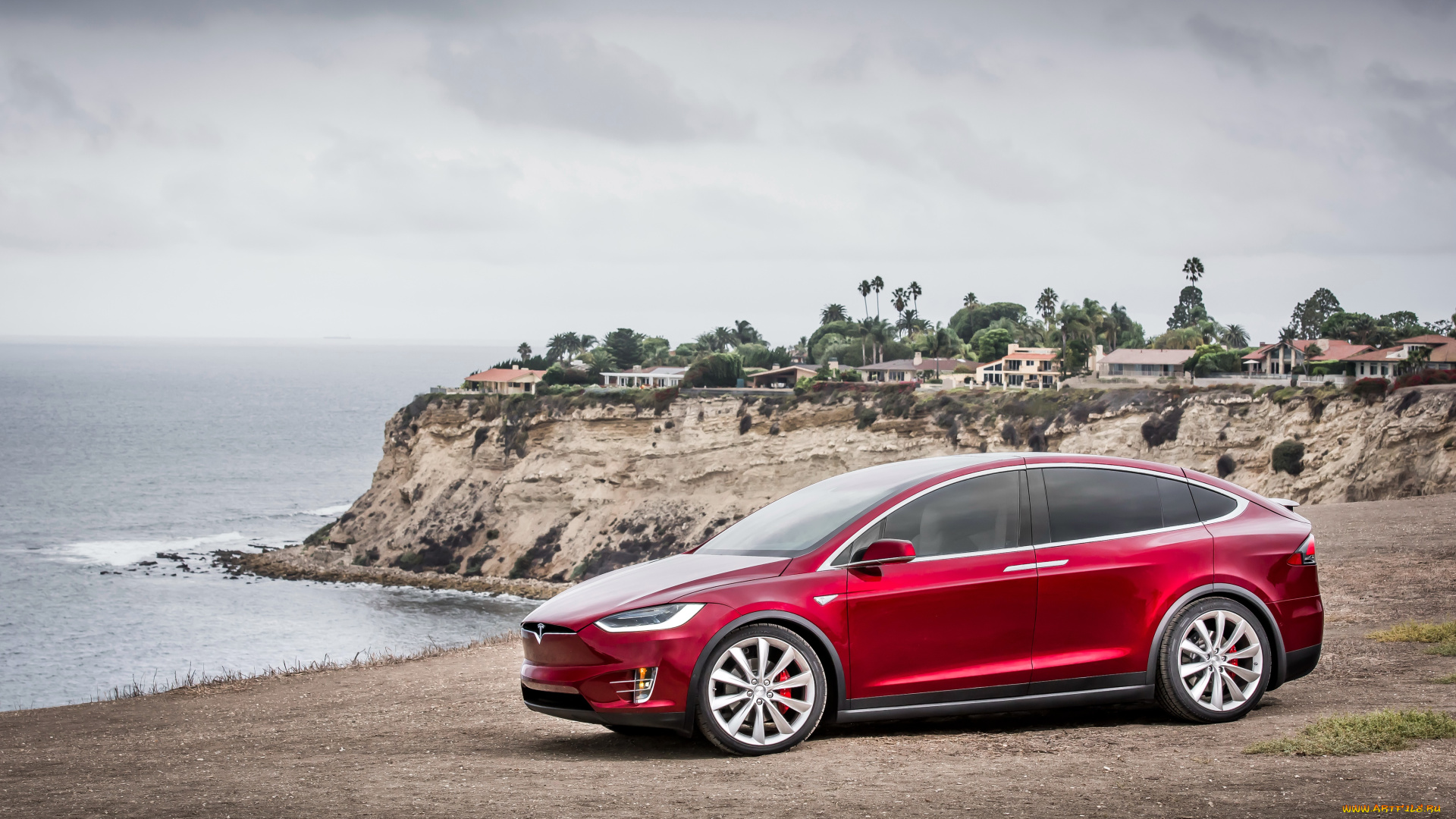 автомобили, tesla, model, x, p90d, 2015г