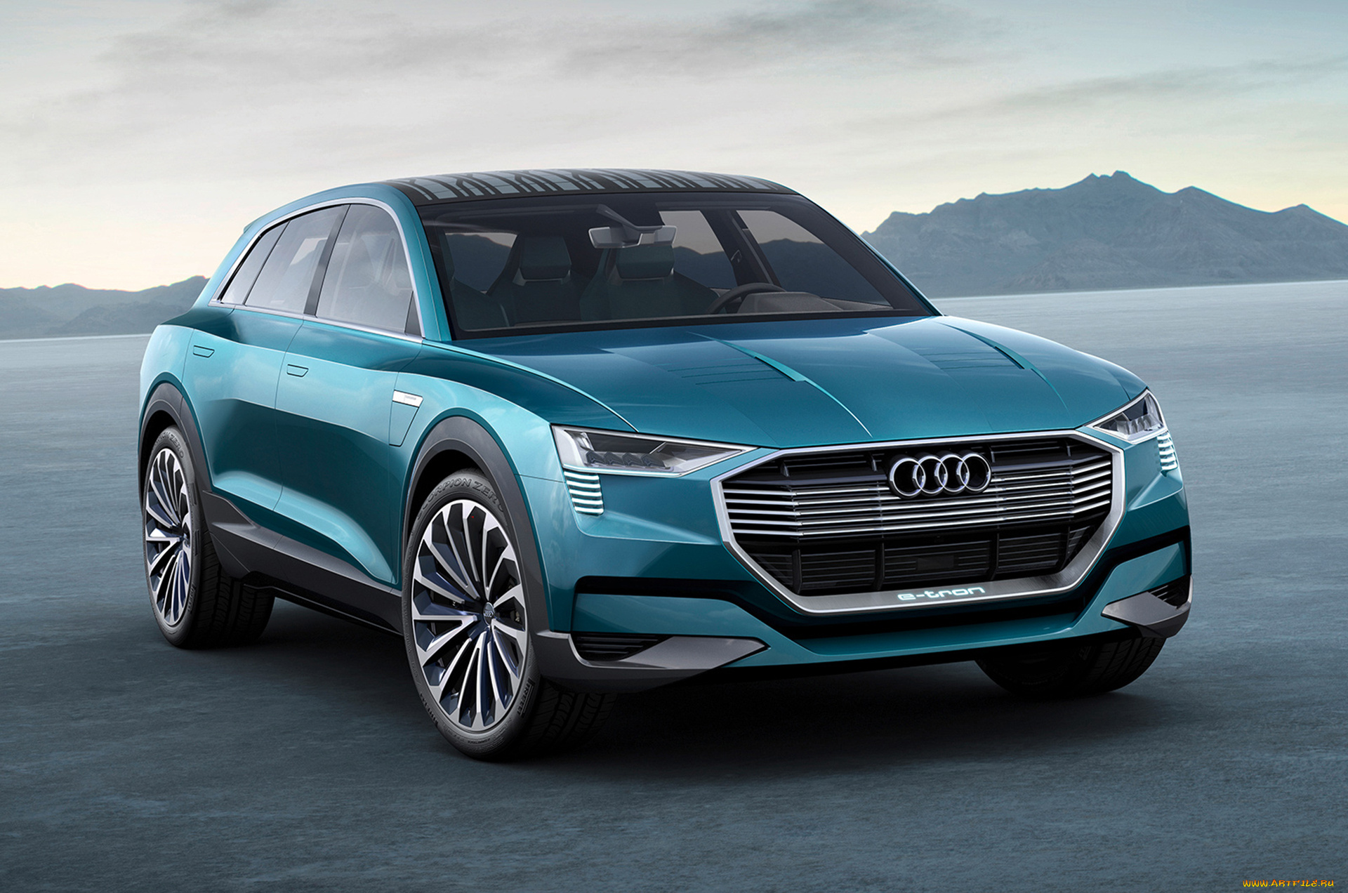 audi, e, tron, quattro, concept, 2015, автомобили, audi, quattro, e, tron, crossover, car, синий, 2015, concept