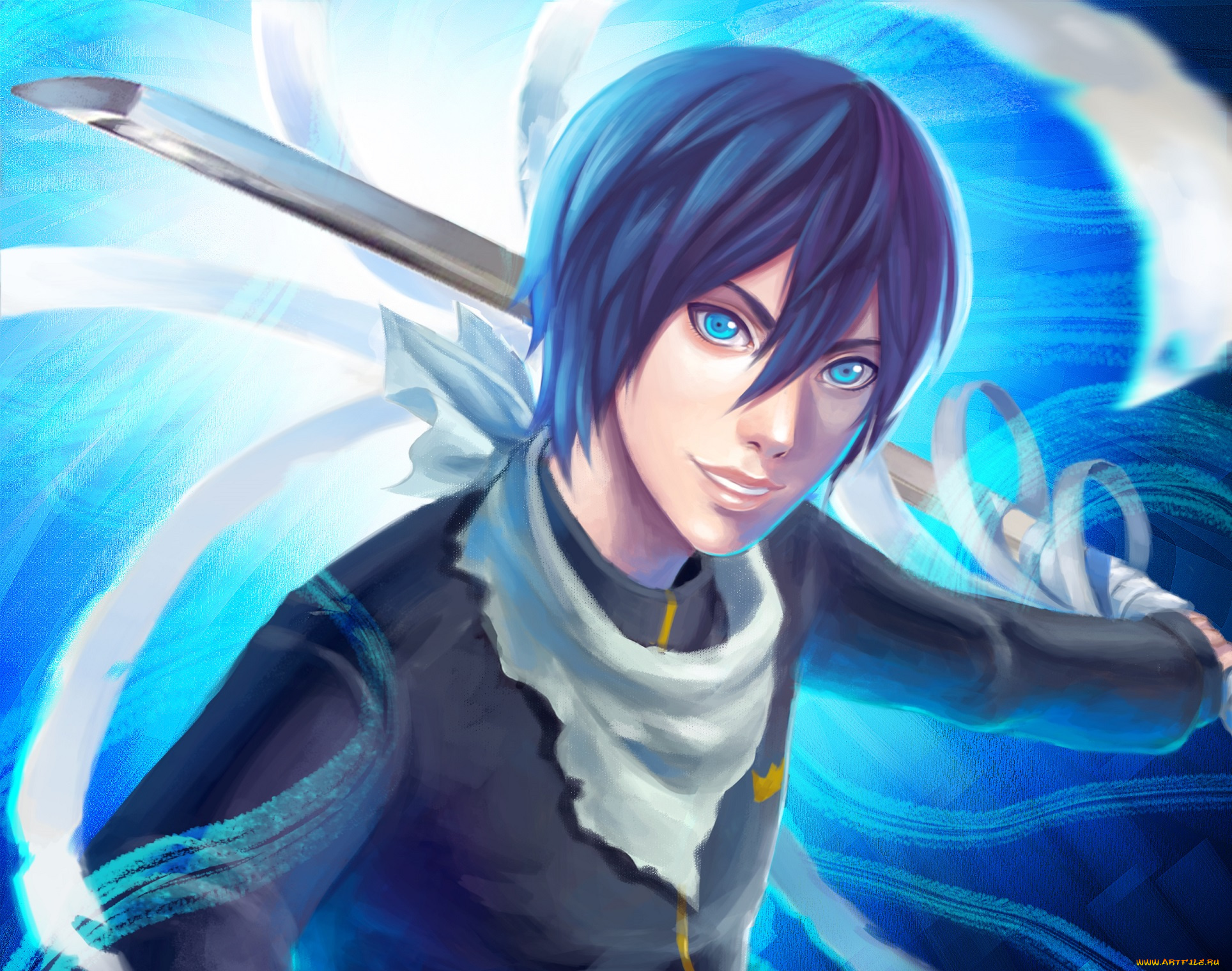 аниме, noragami, арт, Ято