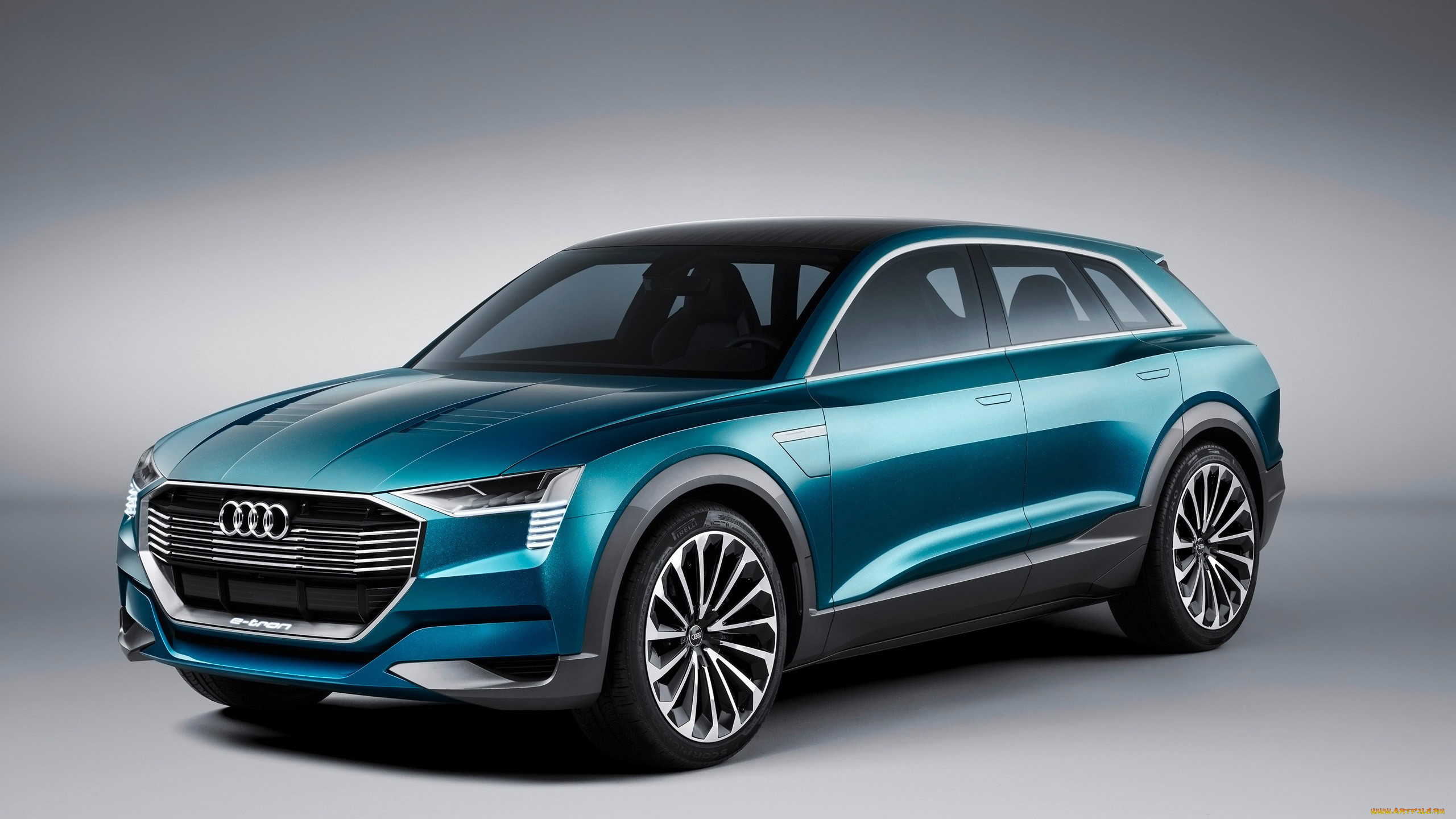 audi, e, tron, quattro, concept, 2015, автомобили, audi, crossover, car, quattro, e, tron, синий, 2015, concept