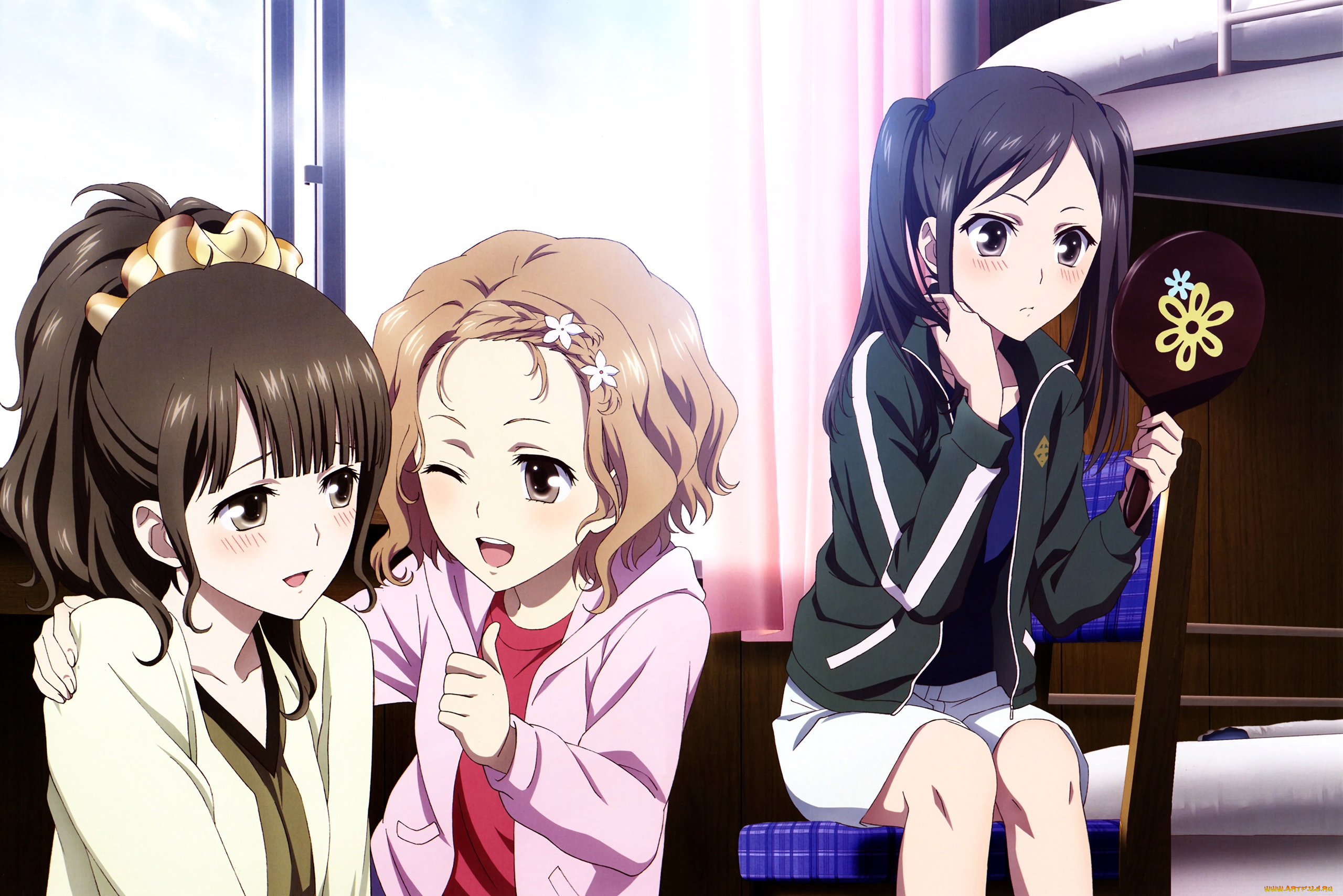 аниме, hana-saku, iroha, hanasaku, iroha, ishii, yurikoshi, tsurugi, minko, matsumae, ohana, omizu, nako