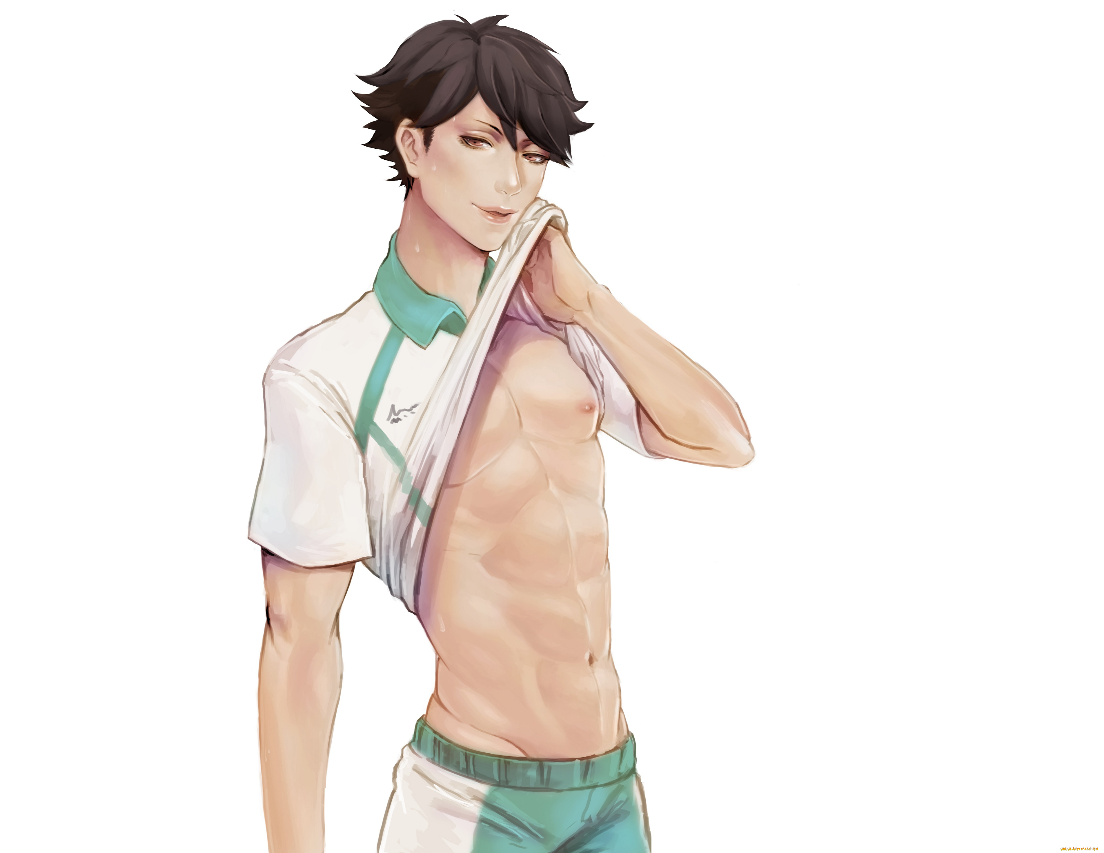 аниме, haikyuu, парень