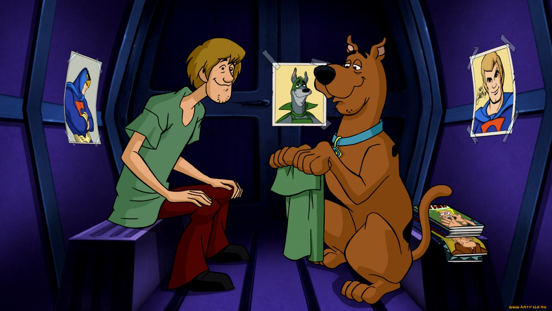 мультфильмы, scooby, doo, персонажи