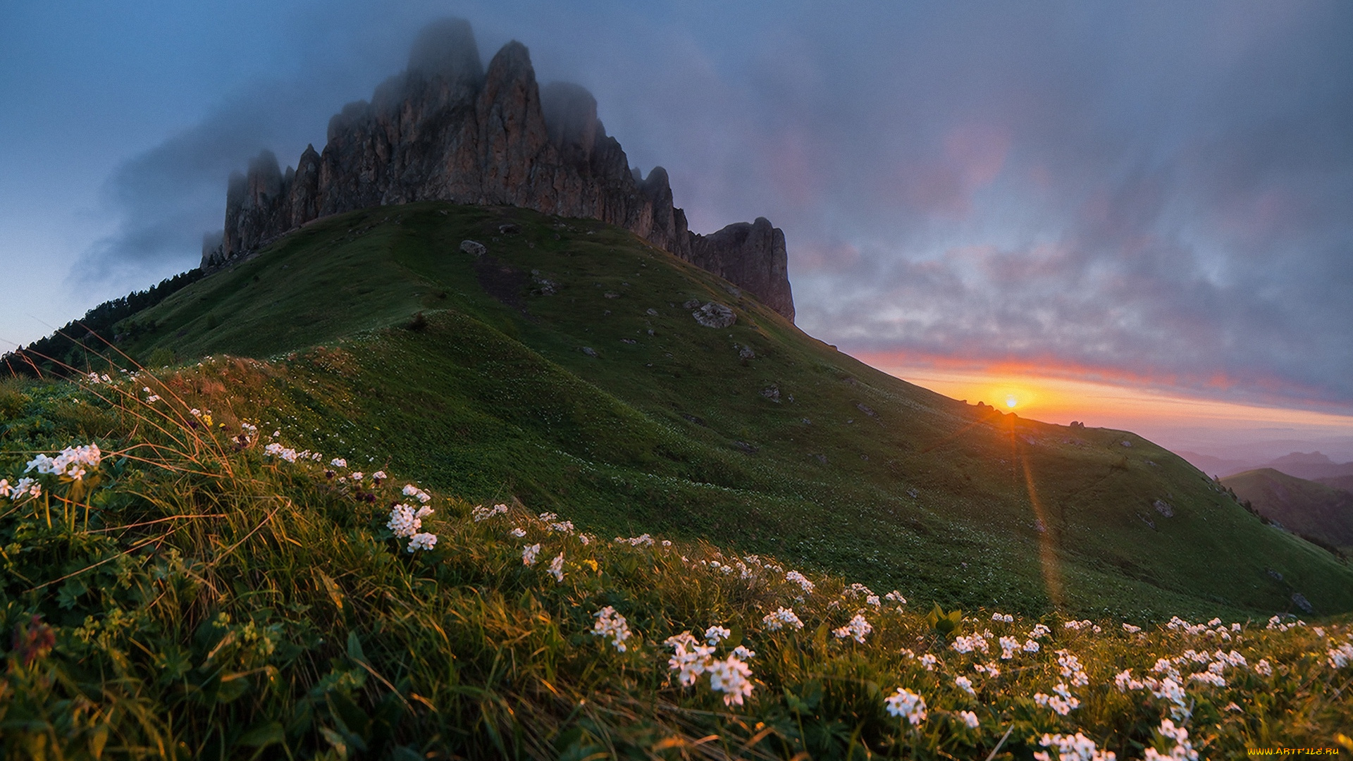 природа, горы, комментарий, без