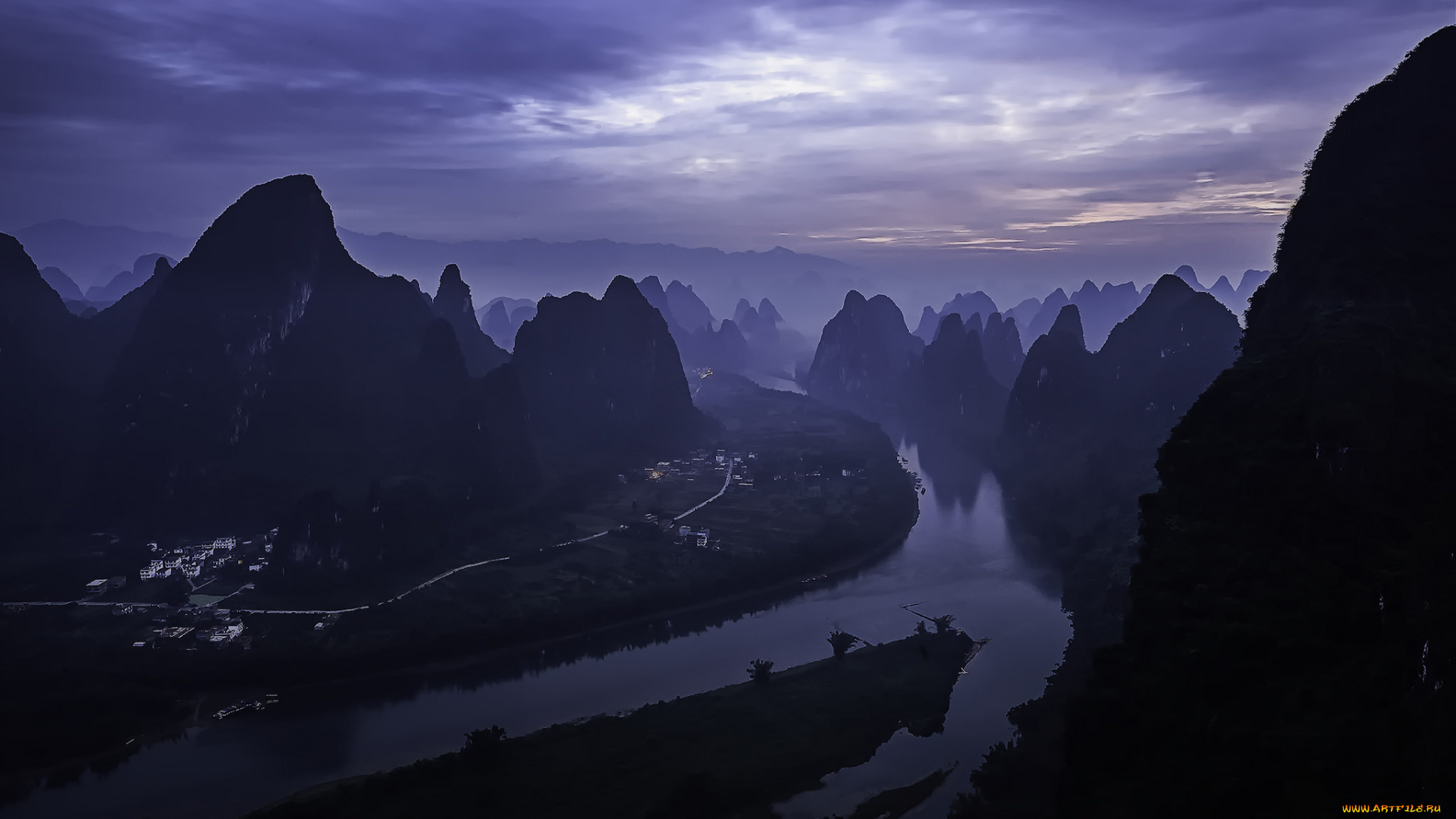 природа, горы, morning, утро, li, river, sunrise, китай, guilin, гуйлинь, yangshuo, county, рассвет, china