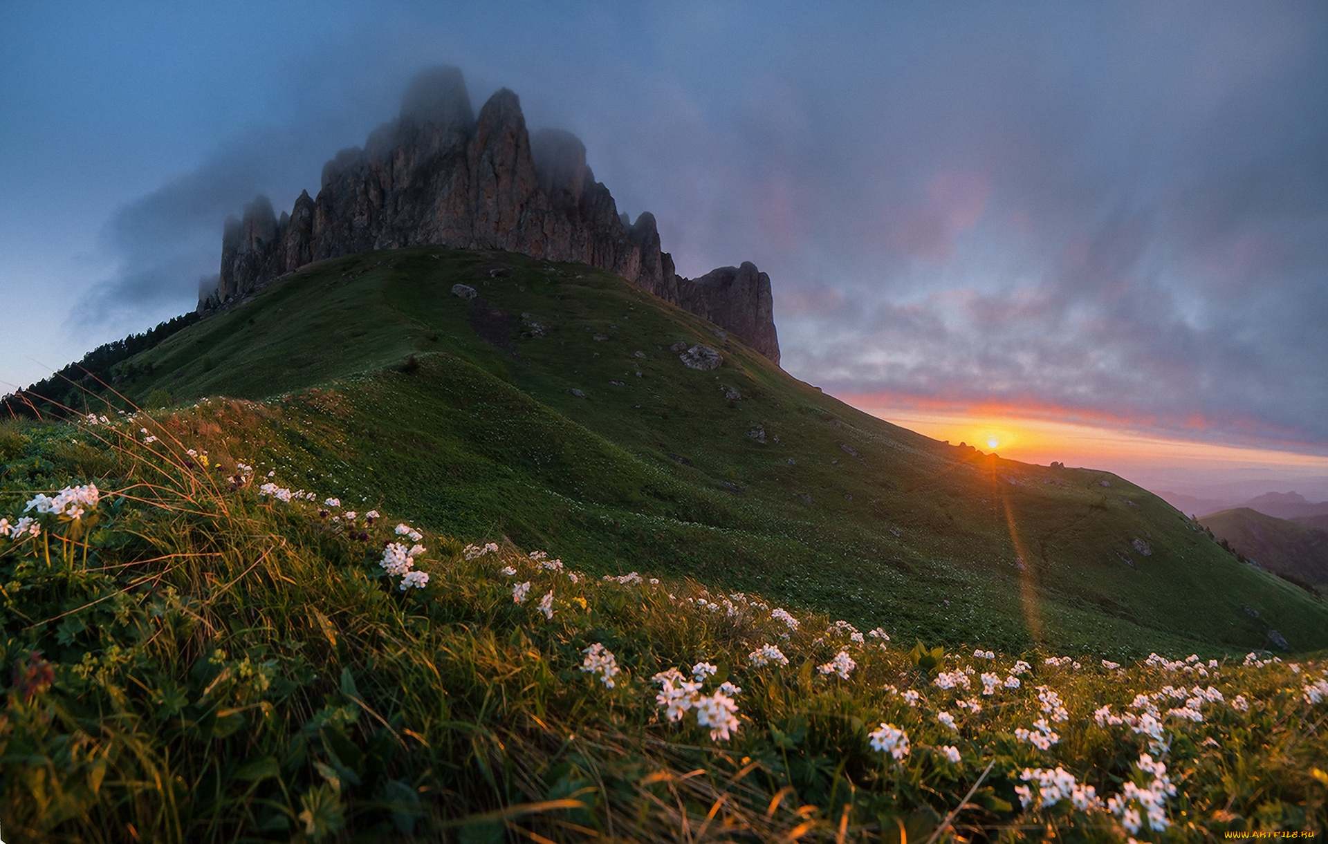 природа, горы, комментарий, без