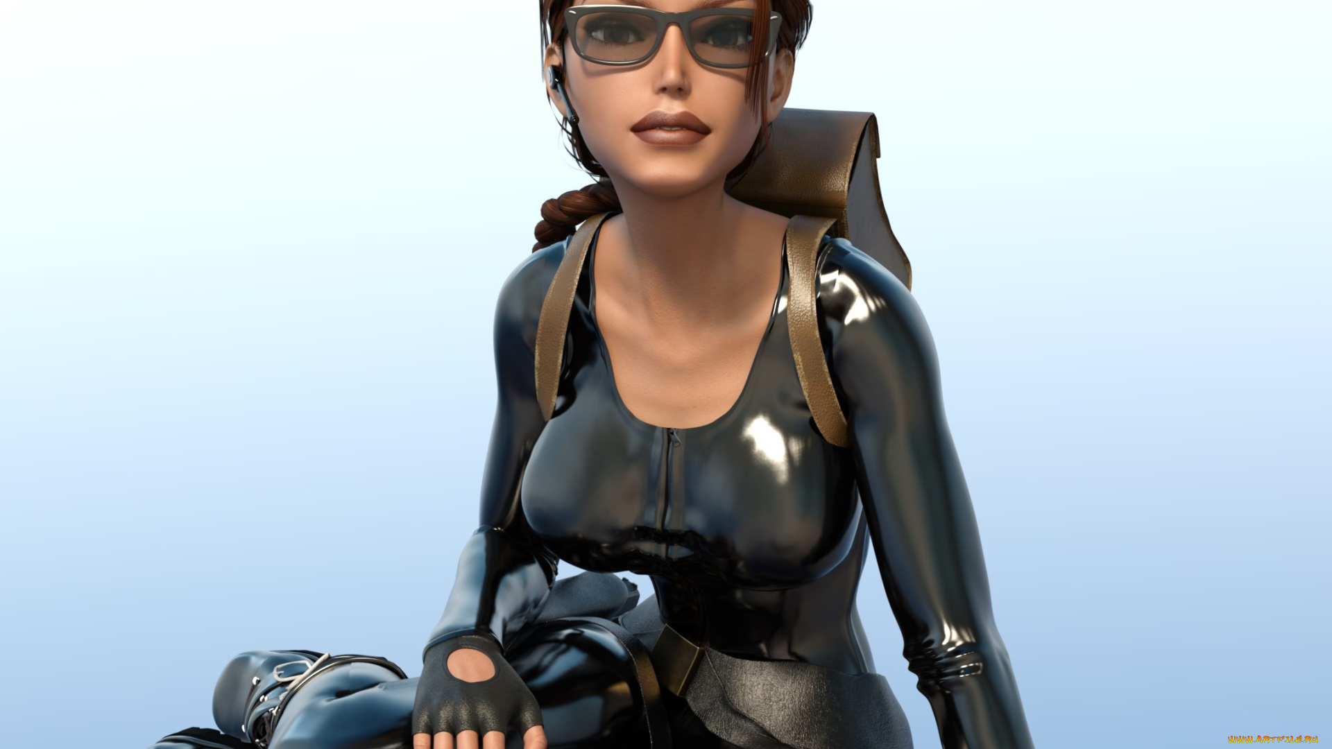 3д, графика, фантазия, , fantasy, 4ever, tomb, raider, фон, взгляд, девушка