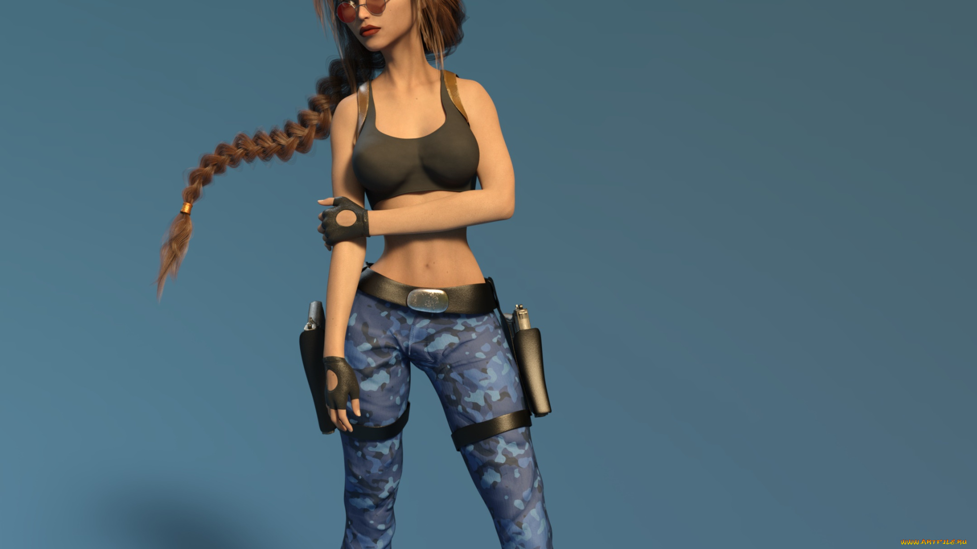 3д, графика, фантазия, , fantasy, tomb, raider, фон, взгляд, девушка, 4ever