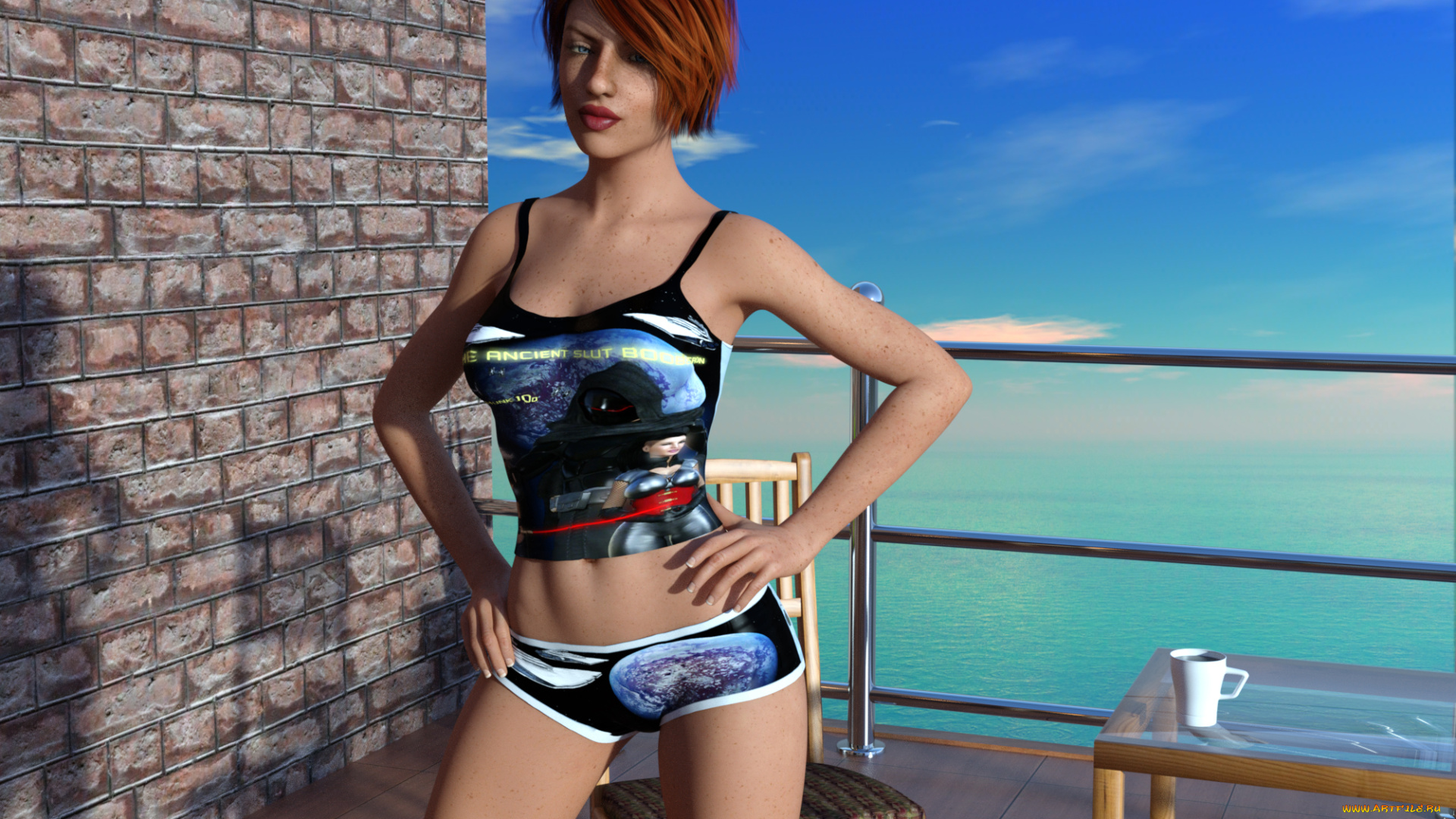 3д, графика, люди, , people, девушка, взгляд, фон