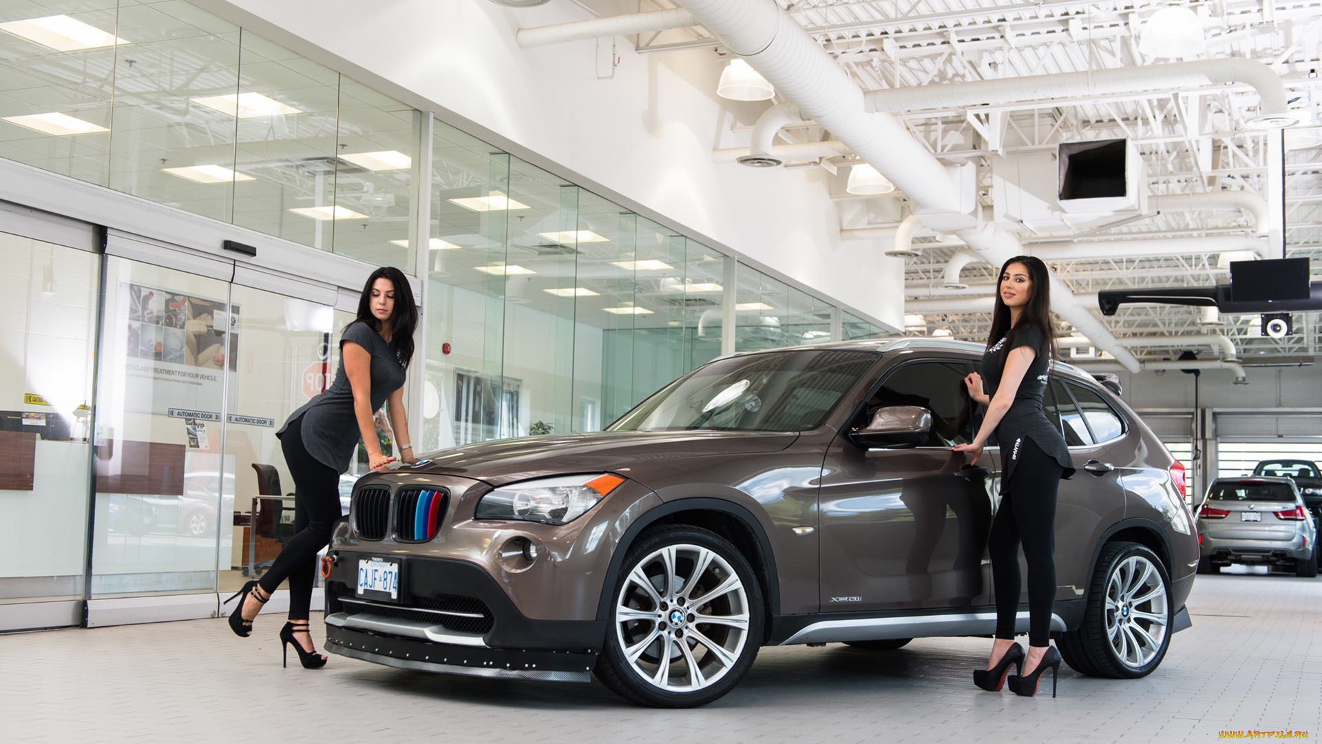 автомобили, -авто, с, девушками, bmw