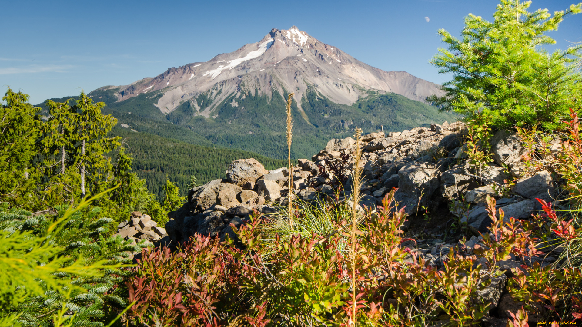 природа, горы, простор