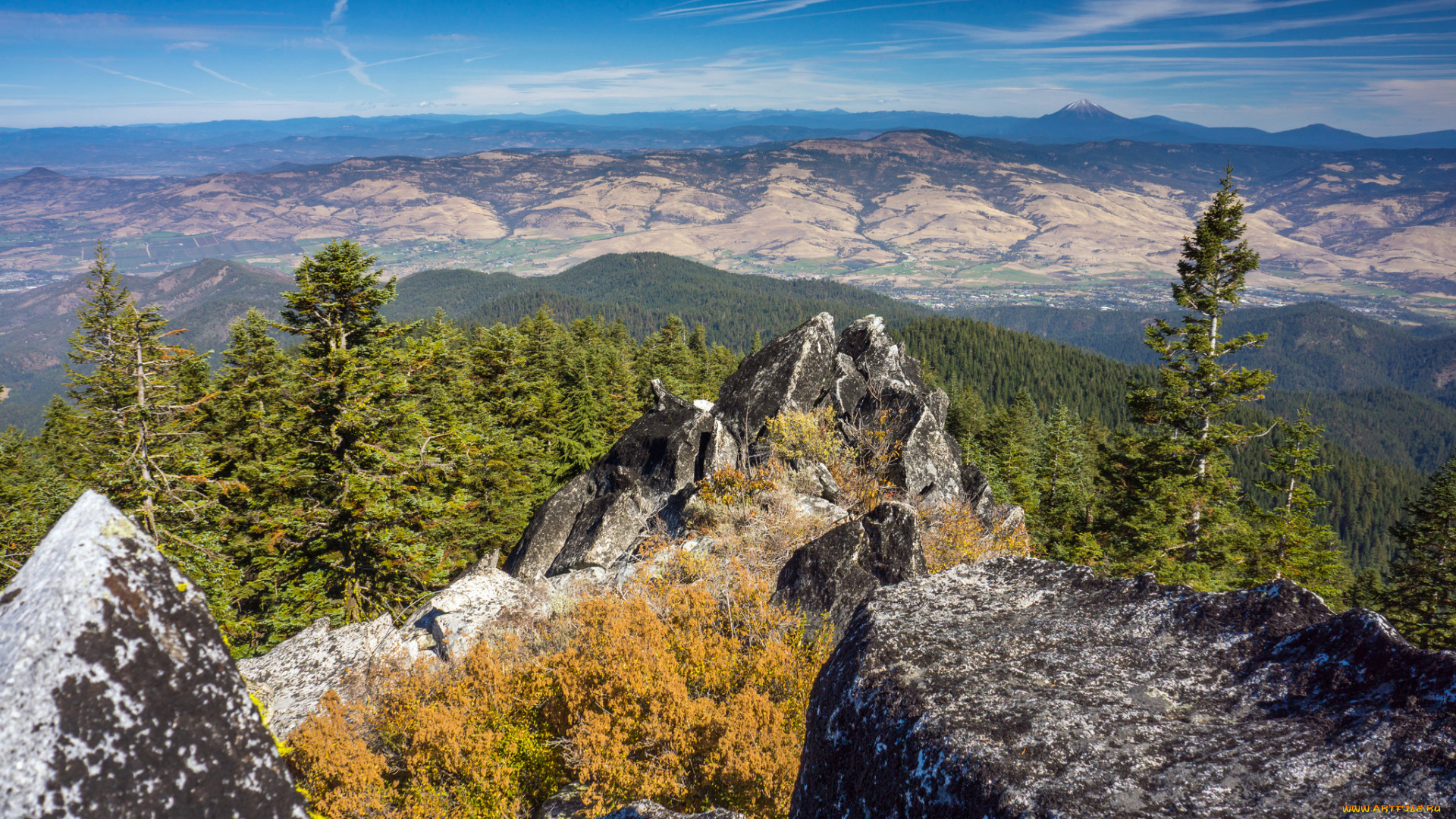 природа, горы, простор