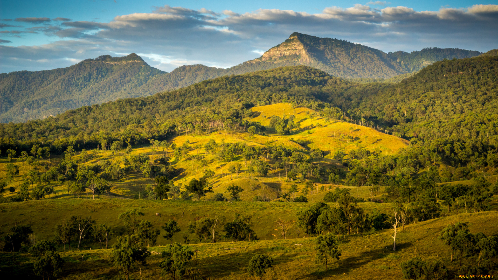 природа, горы, простор