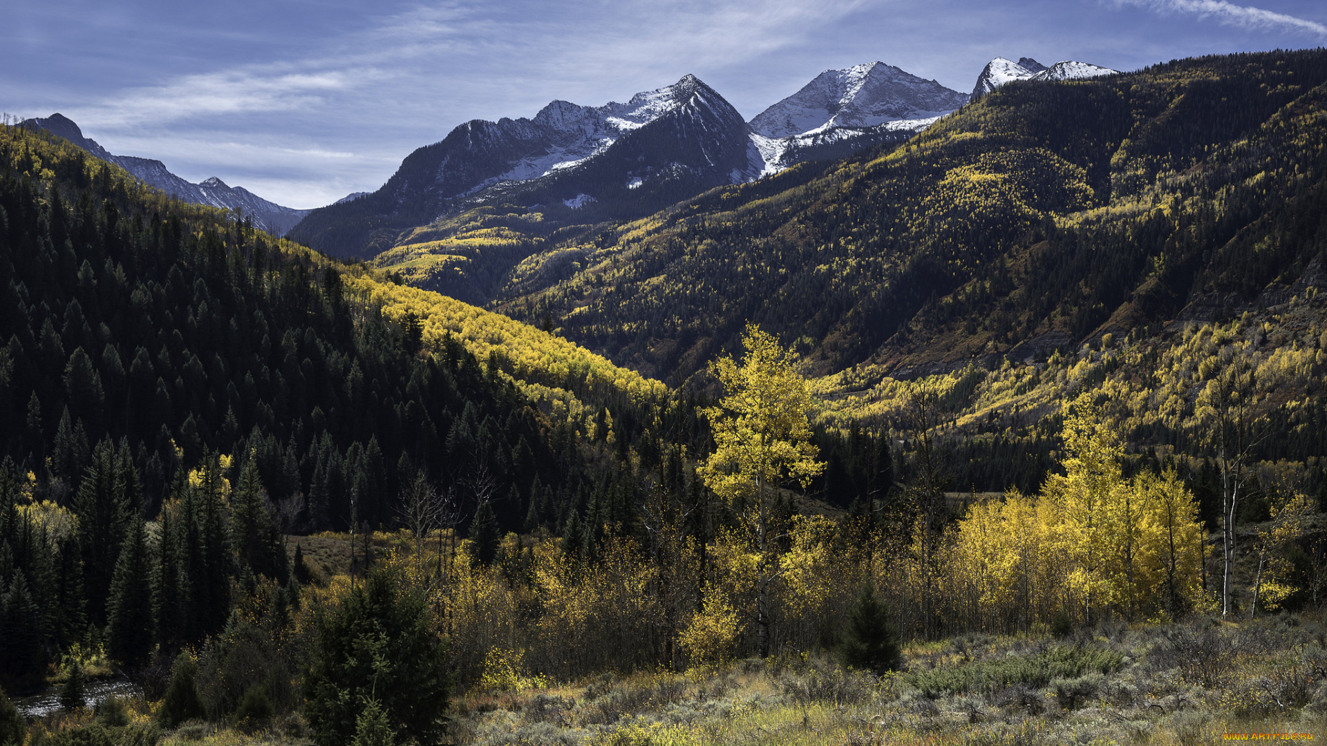 природа, горы, простор