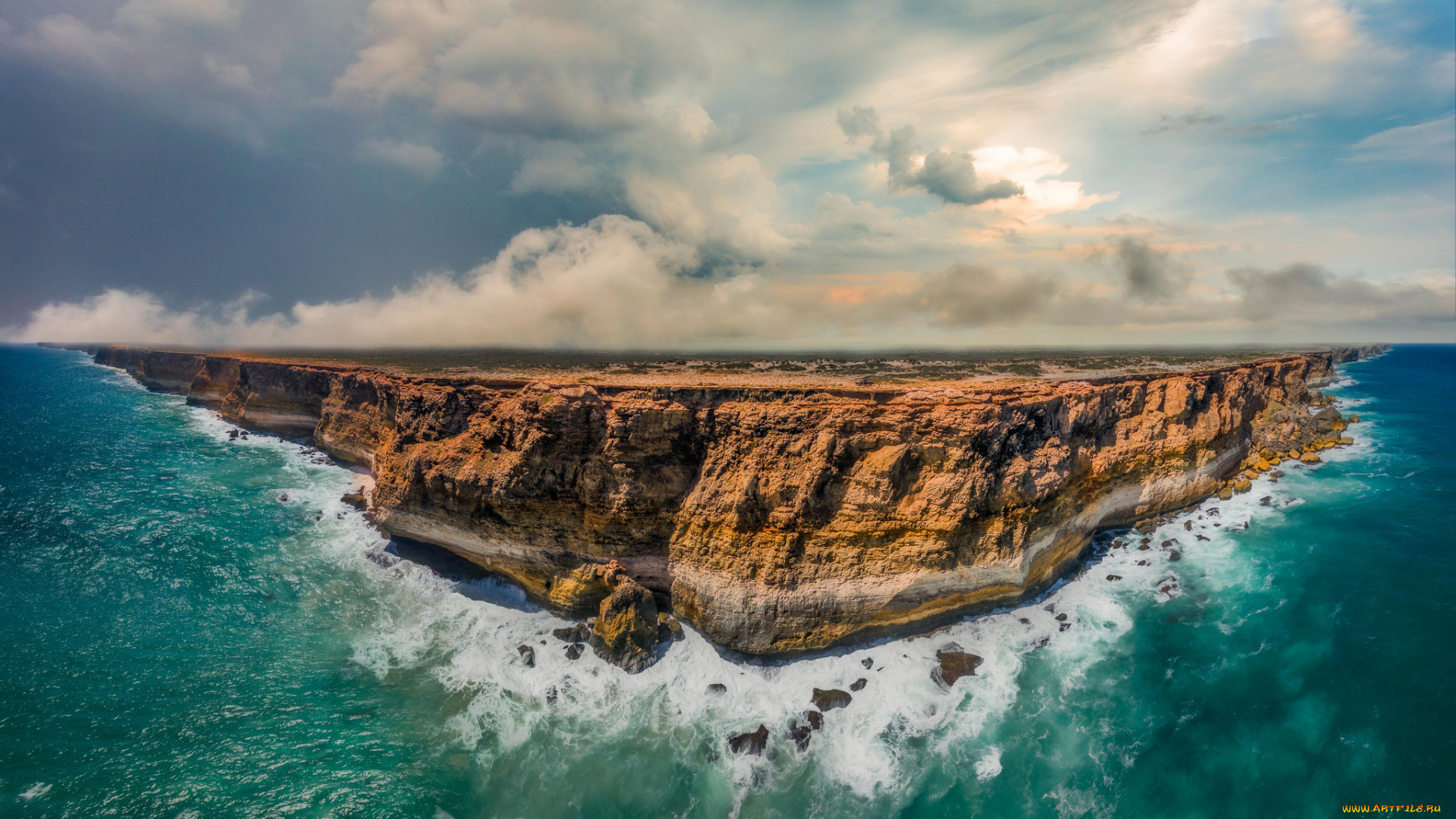 природа, побережье, простор