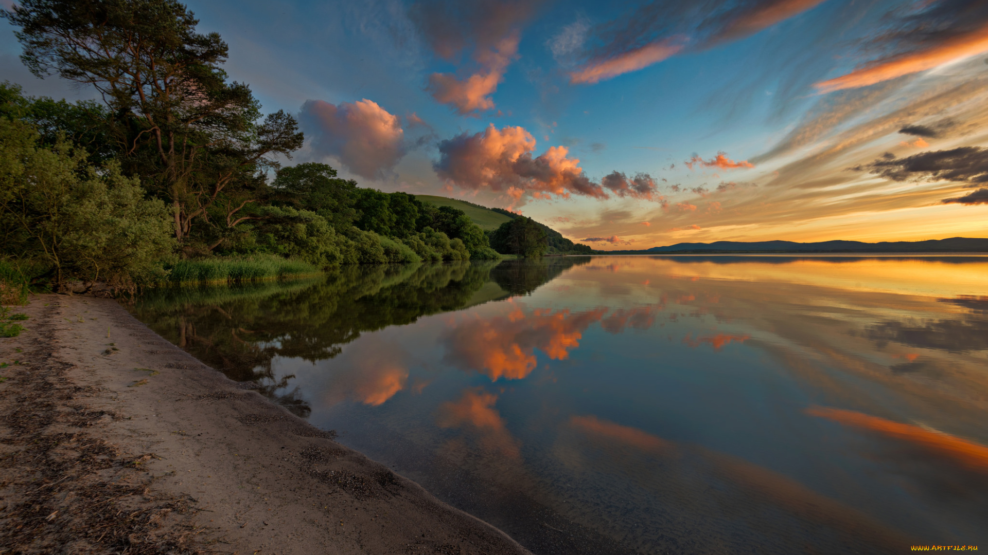 природа, реки, озера, простор