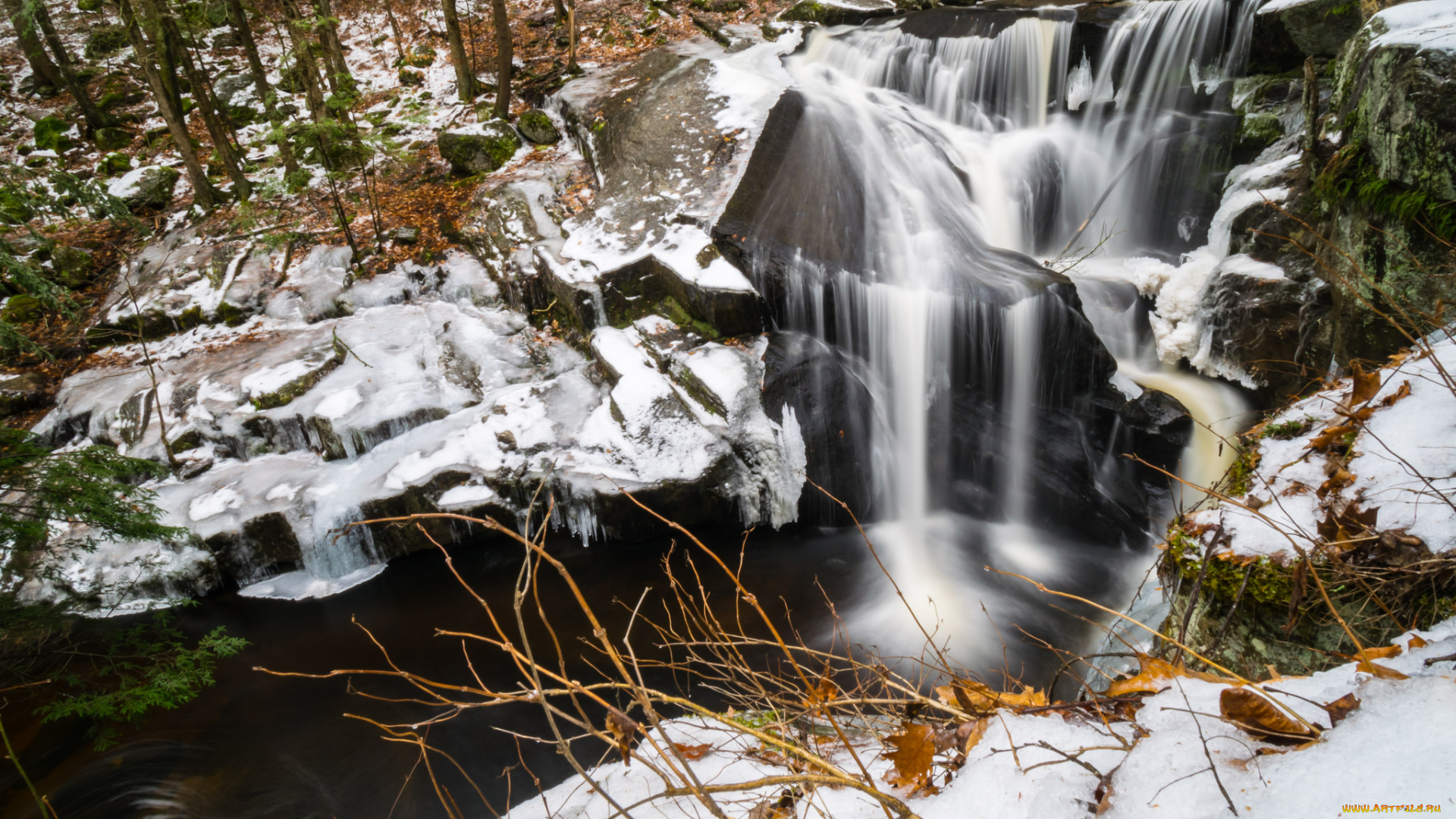природа, водопады, простор