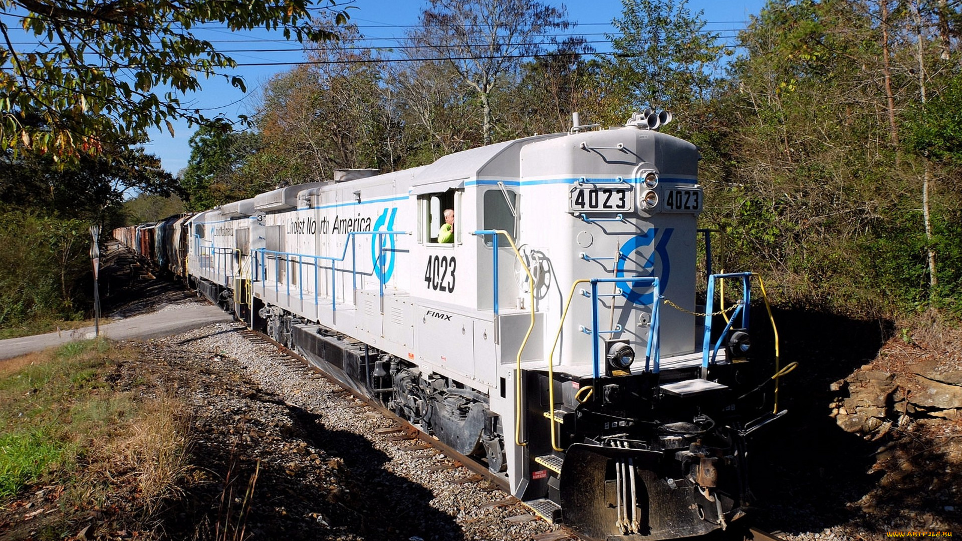 техника, поезда, локомотив, состав