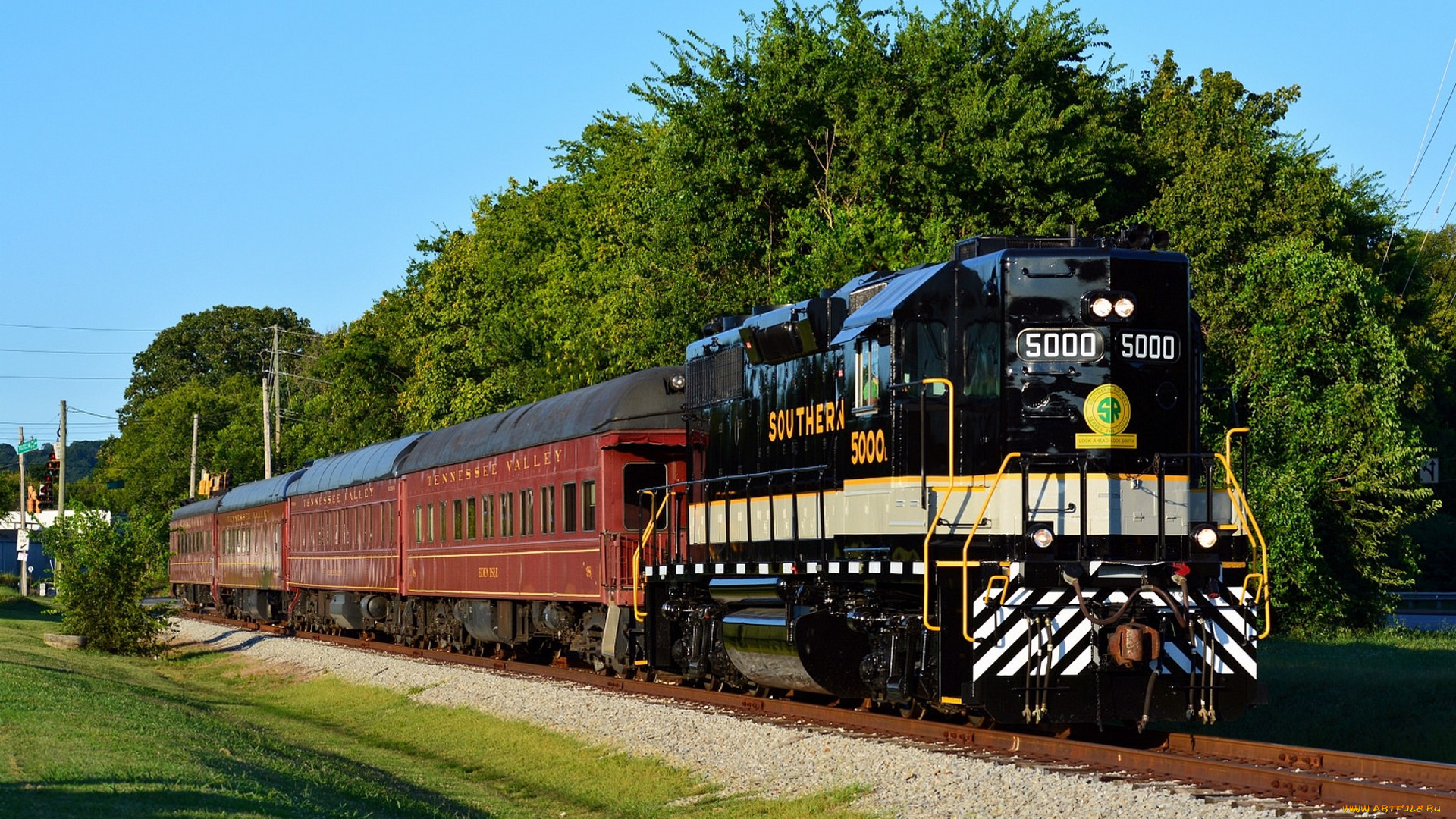 техника, поезда, локомотив, состав