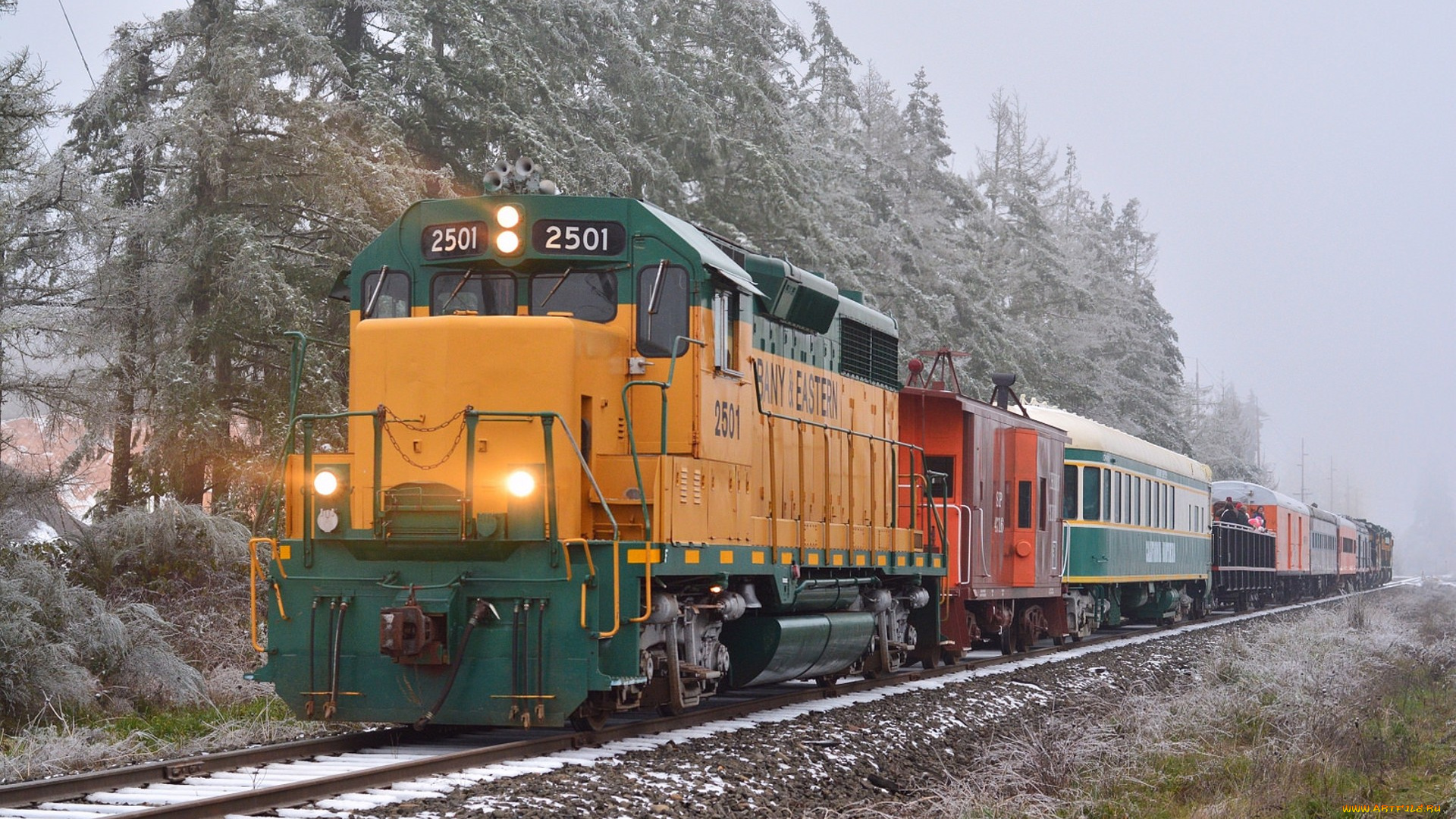 техника, поезда, локомотив, состав