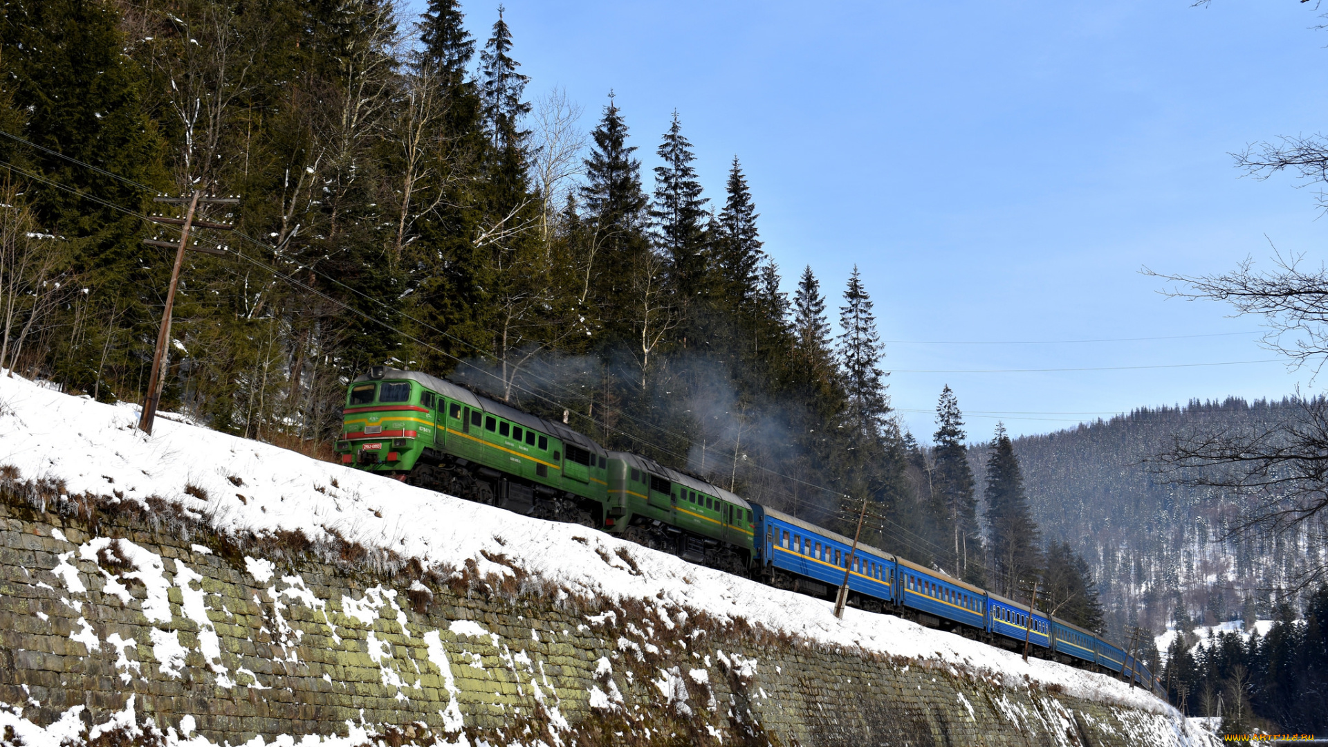 техника, поезда, состав, локомотив