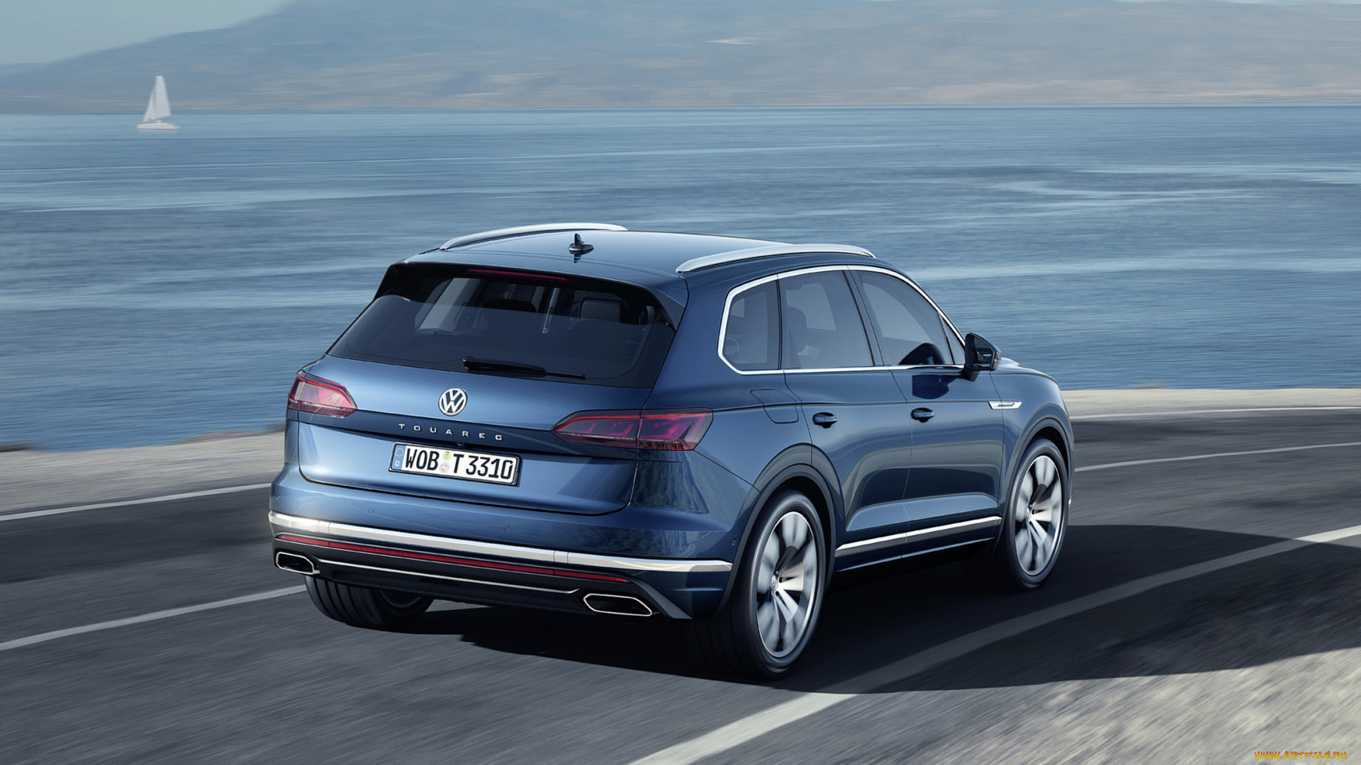 volkswagen, touareg, 2019, автомобили, volkswagen, blue, 2019, touareg