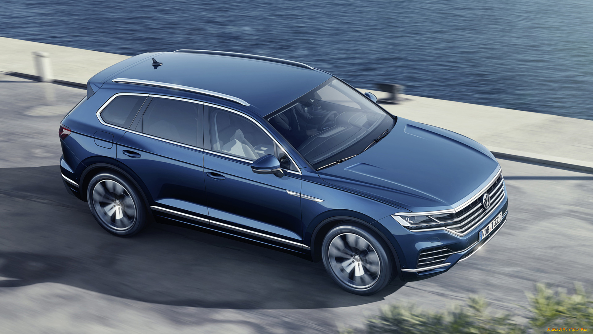 volkswagen, touareg, 2019, автомобили, volkswagen, blue, 2019, touareg