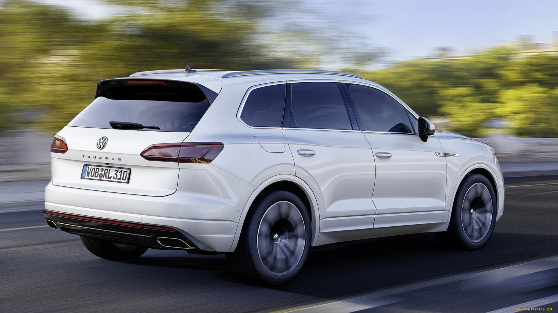 volkswagen, touareg, r-line, 2019, автомобили, volkswagen, белый, touareg, 2019, r-line