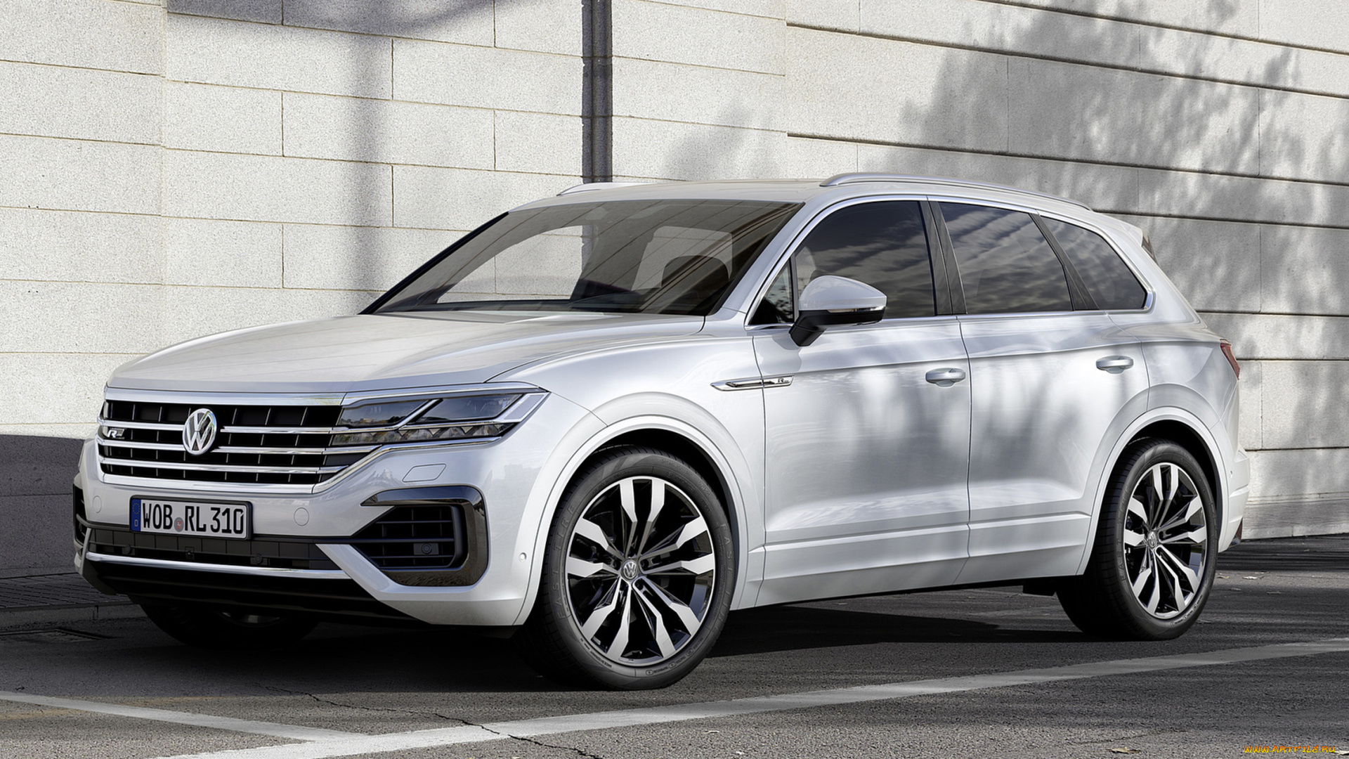 volkswagen, touareg, r-line, 2019, автомобили, volkswagen, r-line, touareg, белый, 2019