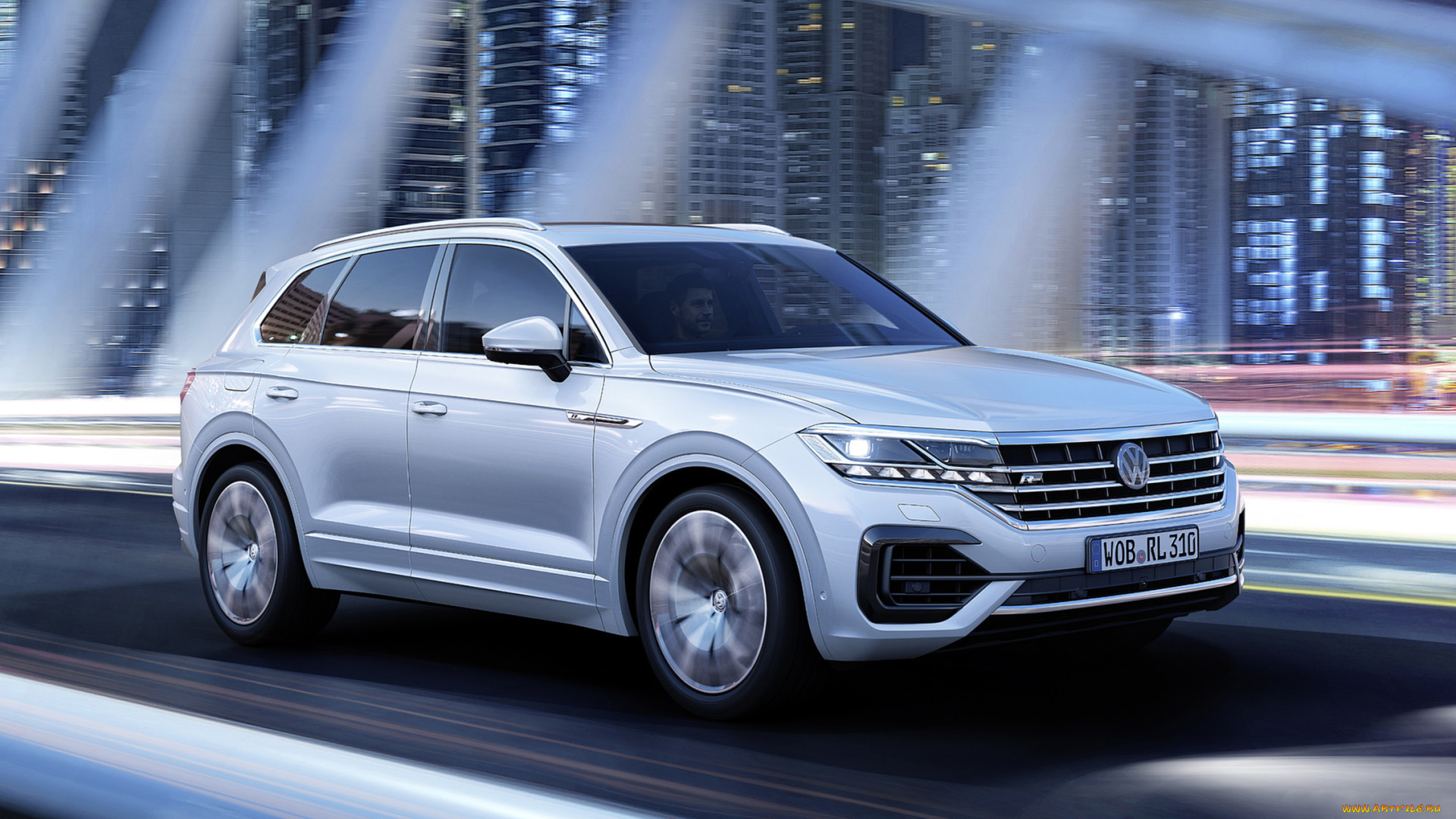 volkswagen, touareg, r-line, 2019, автомобили, volkswagen, touareg, r-line, 2019, белый